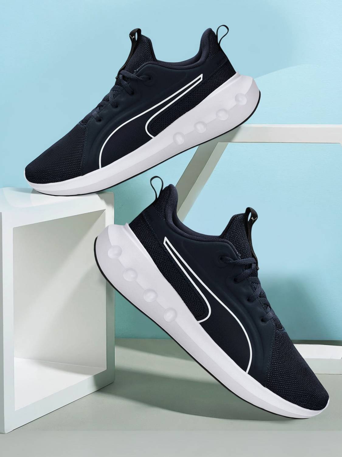 PUMA Softride Carson Blue Running Shoes For Men - Image 2