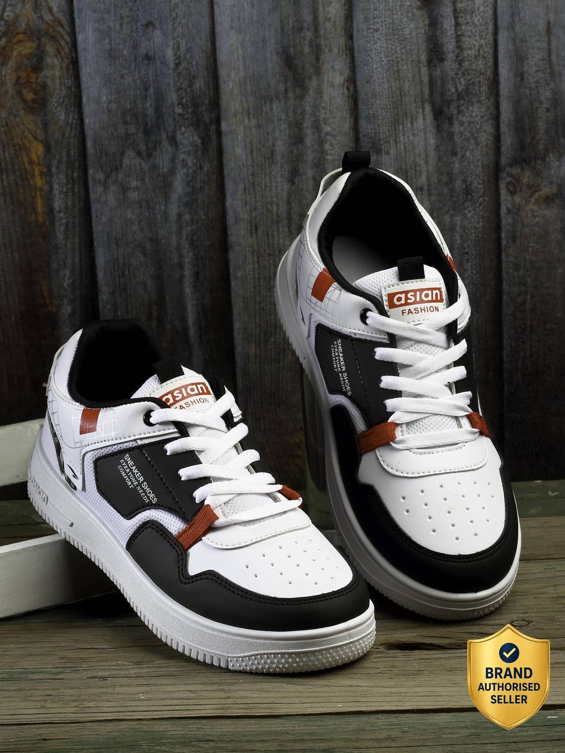 Asian Flat Sole Sneakers for Men with Memory Cushion