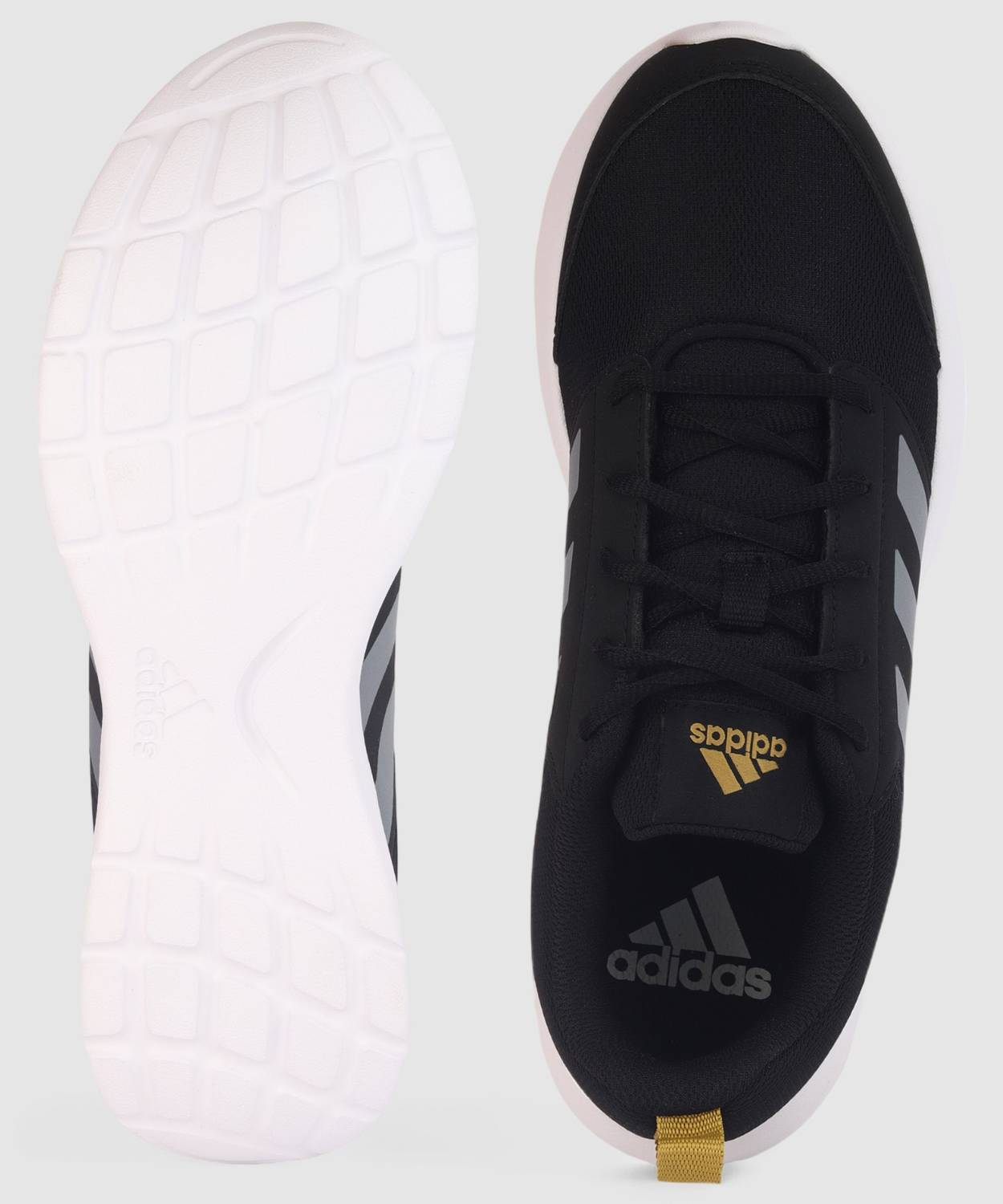 Adidas POMAZOR Black Running Shoes For Men - Image 5