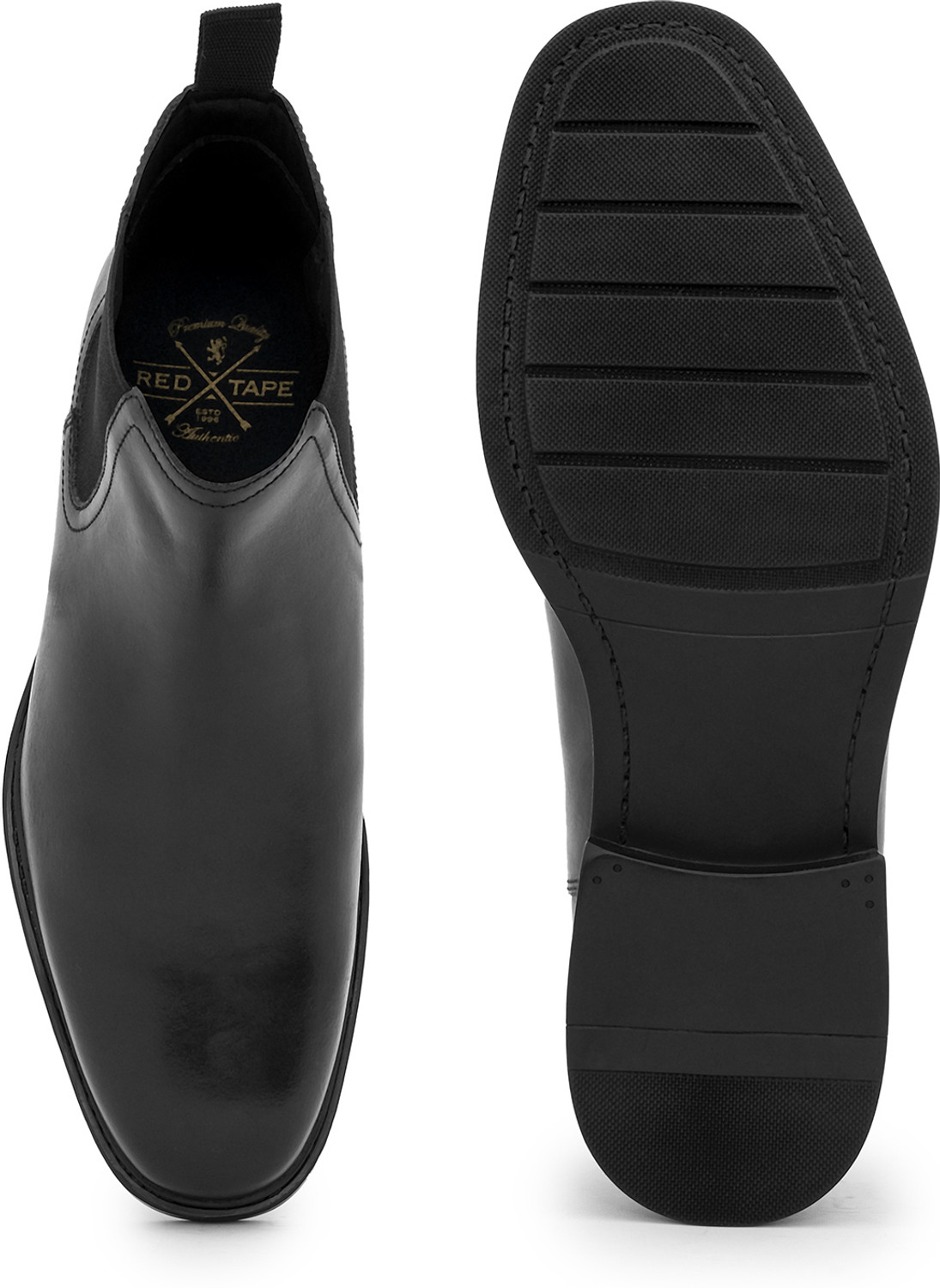 Image of RED TAPE Chelsea Boots| Formal High-Top Boots. Boots For Men