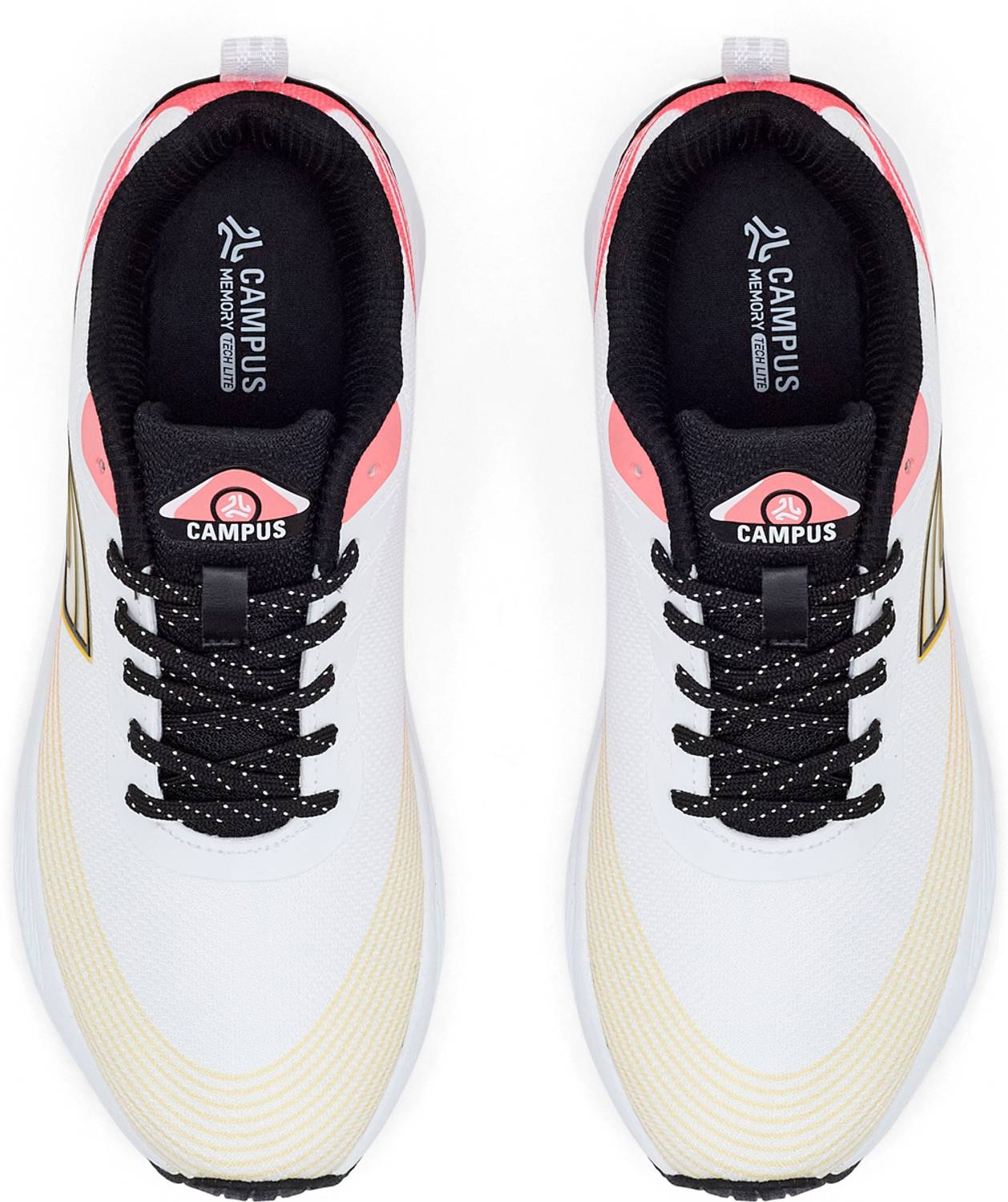 CAMPUS BAIT Running Shoes for Men White - Image 4