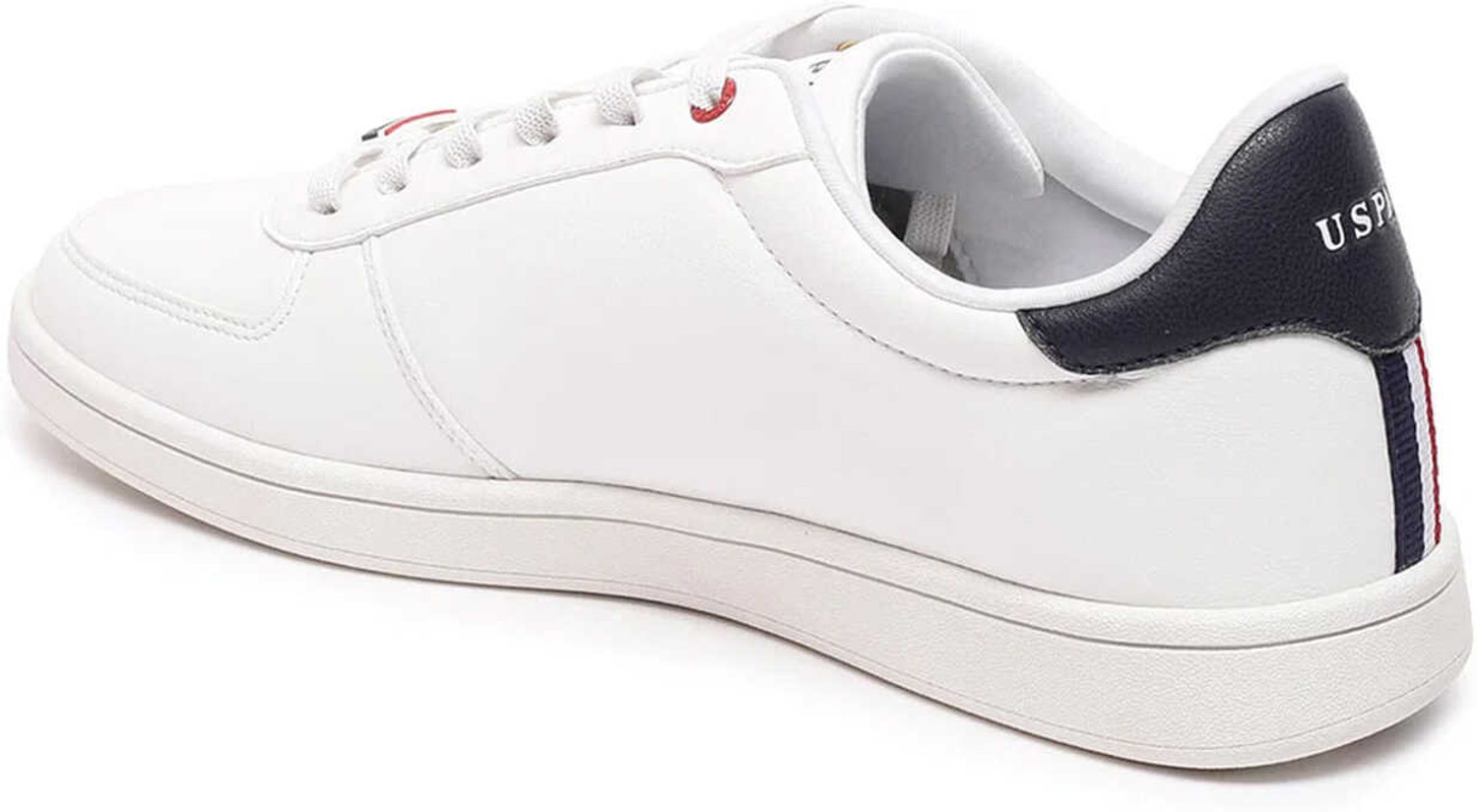 Image of U.S. POLO ASSN. Men Alco 3.0 Fashion Sneakers Sneakers For Men (White, 8)