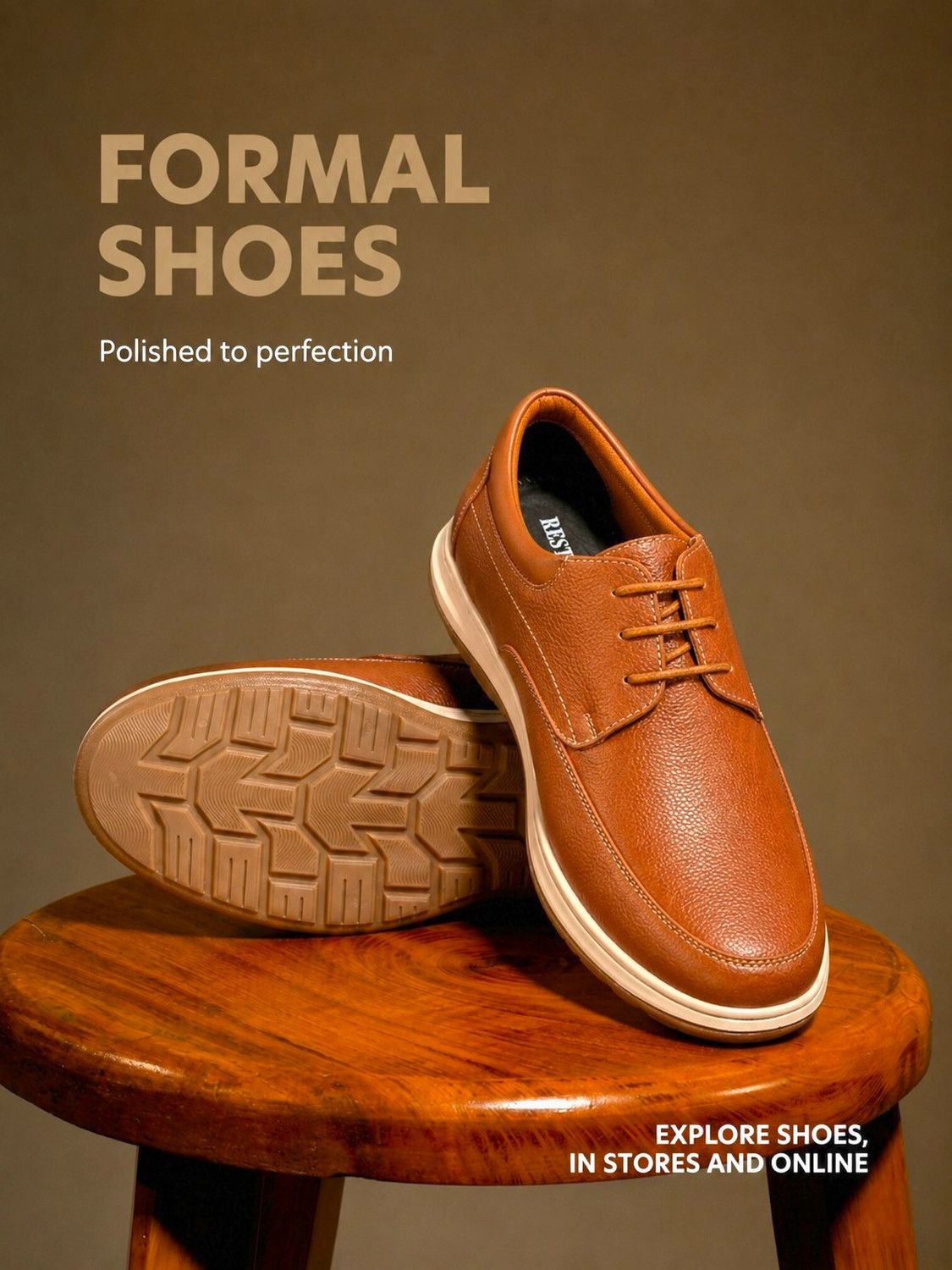 Image of Restroad Premium Formal Shoe Professionals & Office Wear | Everyday Wear & High Quality Derby For Men
