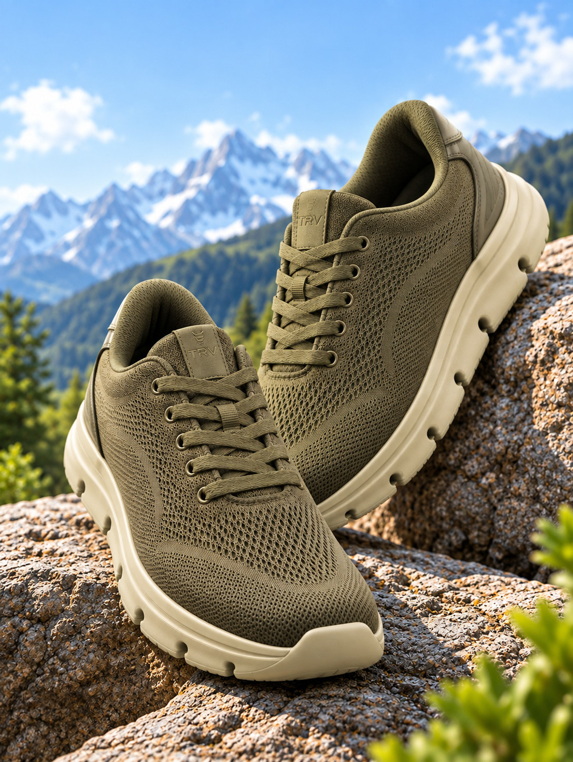 Image of TRV LaceUp Sneaker-lightweight breathable walking shoe for dailywear Casuals For Men