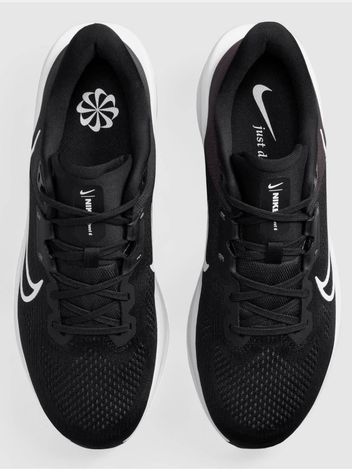 Nike Quest 6 Men's Black Running Shoes - Image 3