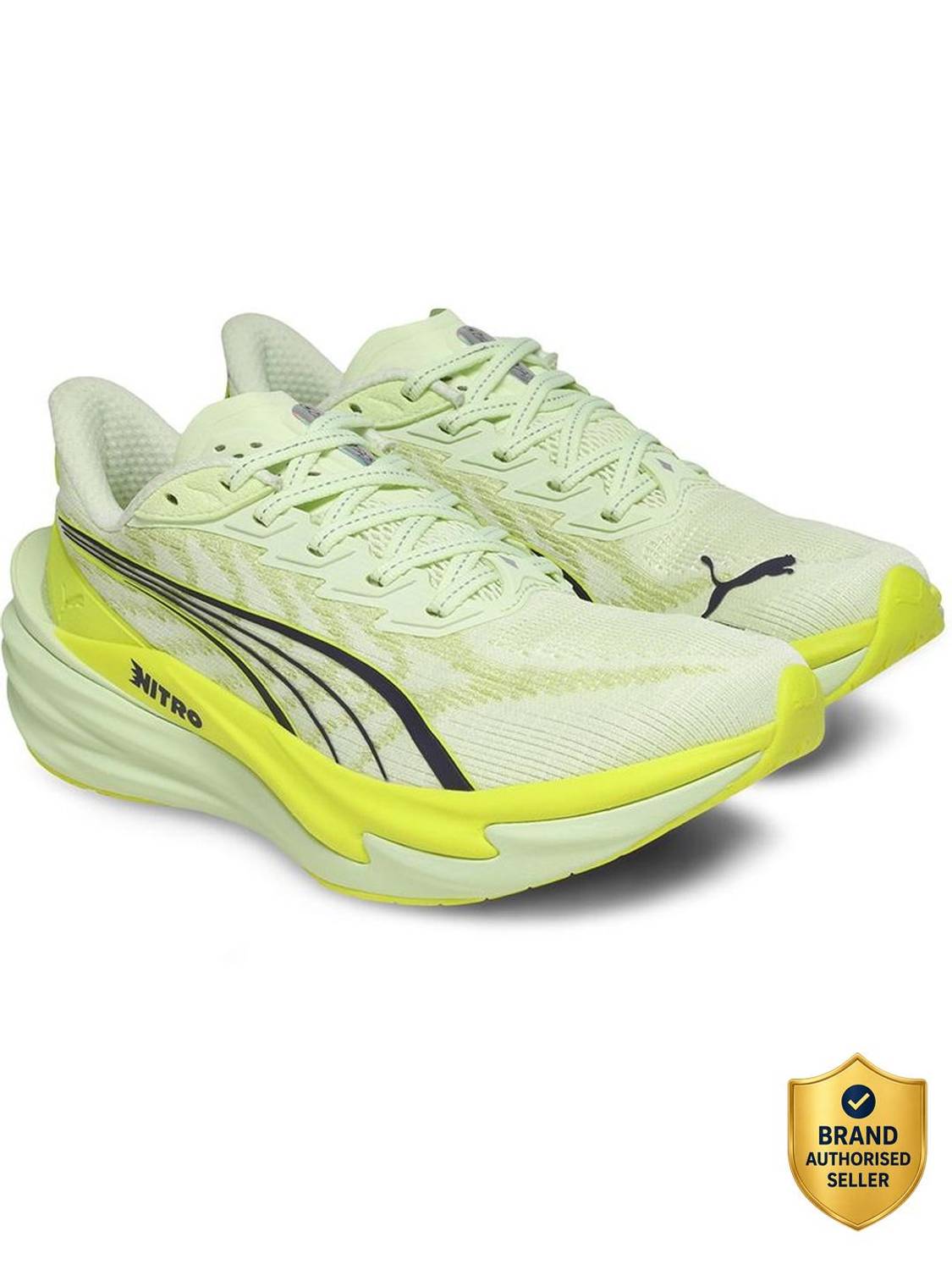 PUMA Deviate NITRO 4 Women's Green Sneakers