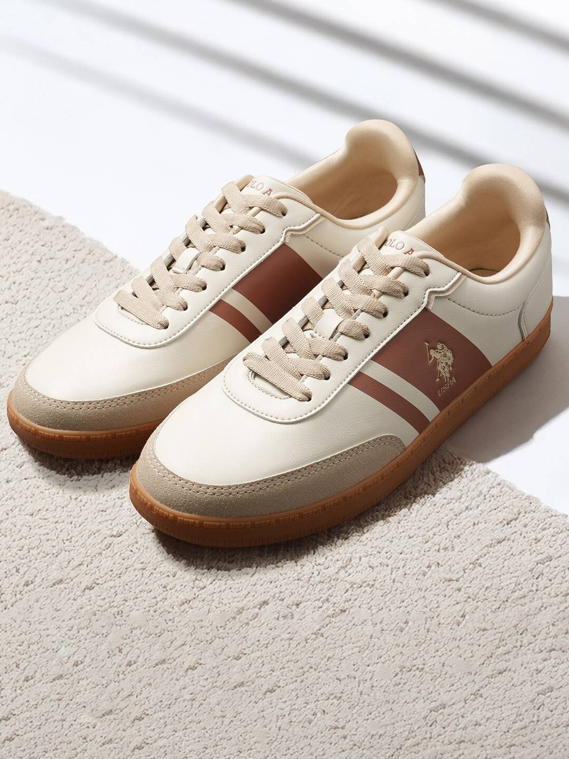 U.S. POLO ASSN. Sneakers For Men - Beige