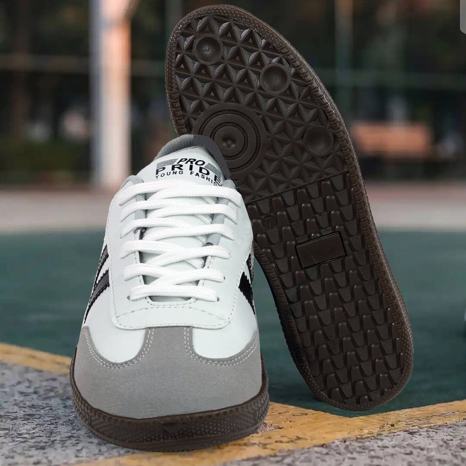 PROPRIDE Young Fashion Men's Black Sneakers - Image 2
