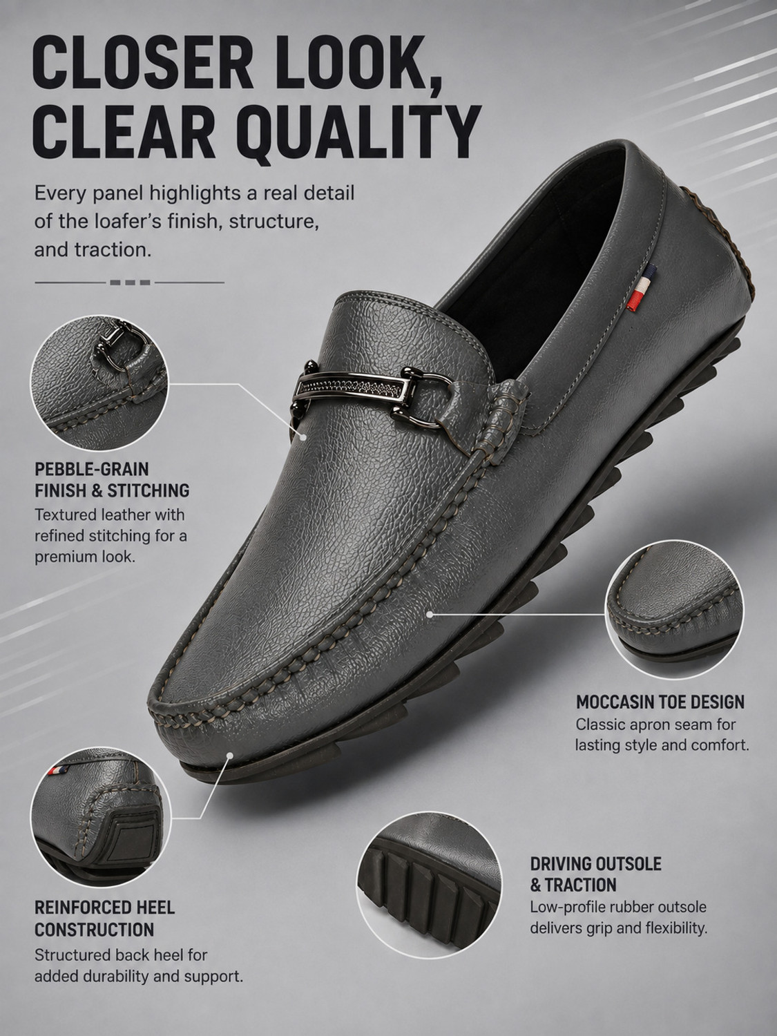 Image of Kraasa lightweight, Premium, Comfort, Summer Tendy, Outdoor Loafers For Men