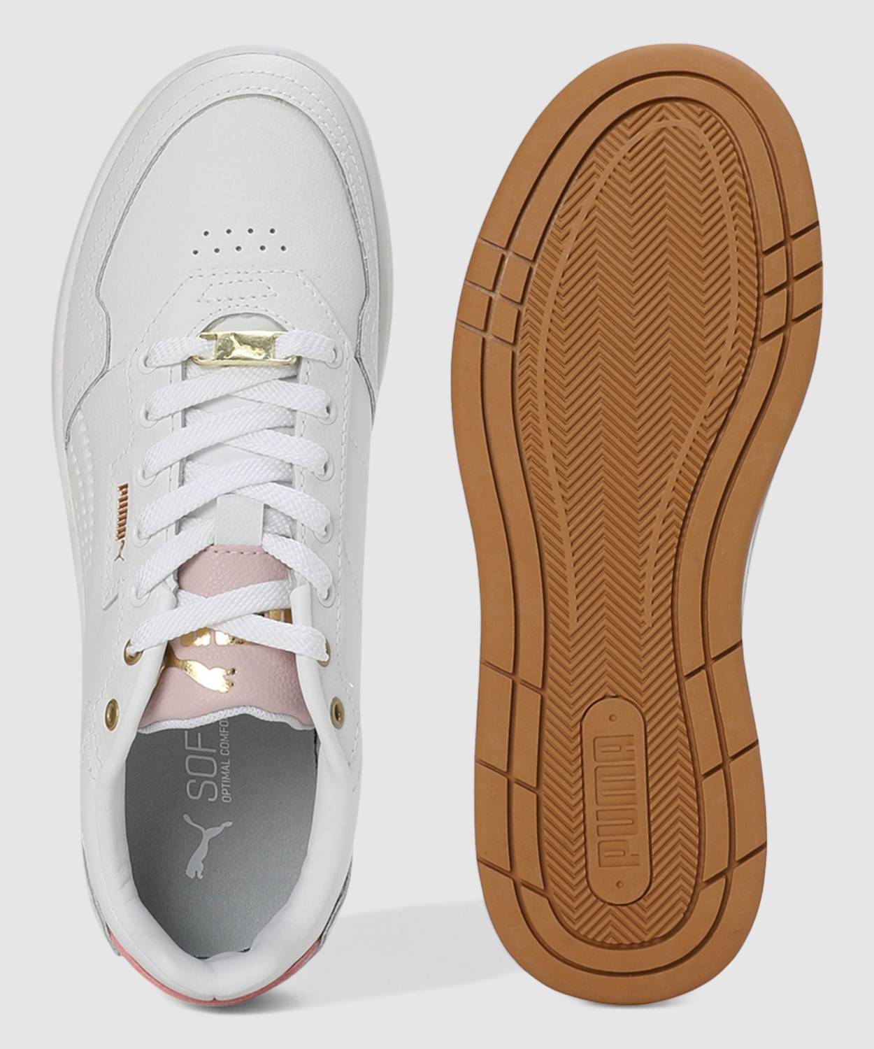 PUMA Court Classic Luxs Sneakers for Women - White - Image 2