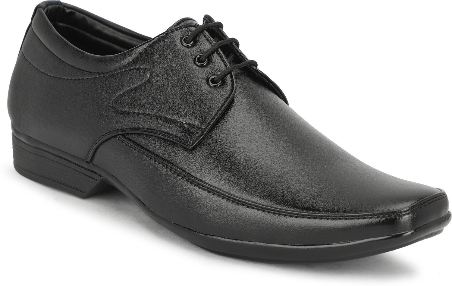 Image of NARKI Formal Shoes for Men | Black Formal Shoes | High Heel | Office & Official Wear Derby For Men