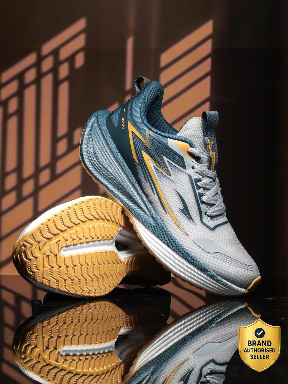 Image of asian Hypercushion Carbon-09 Men's Running Shoes with Carbon Plate | Energy Return Training & Gym Shoes For Men