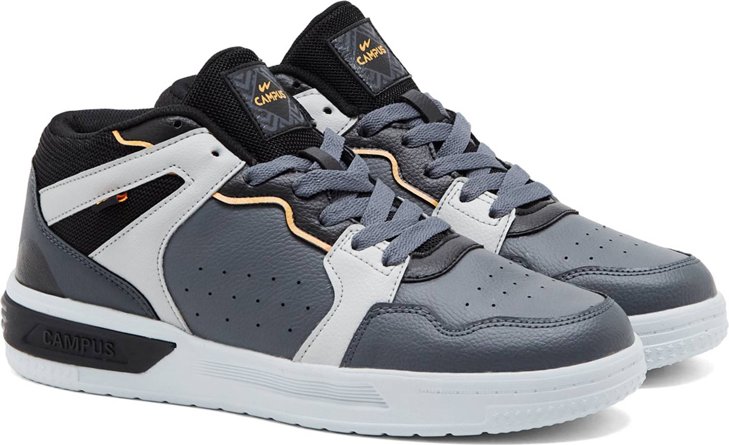 CAMPUS DWELT Men's Gray Sneakers - Image 2