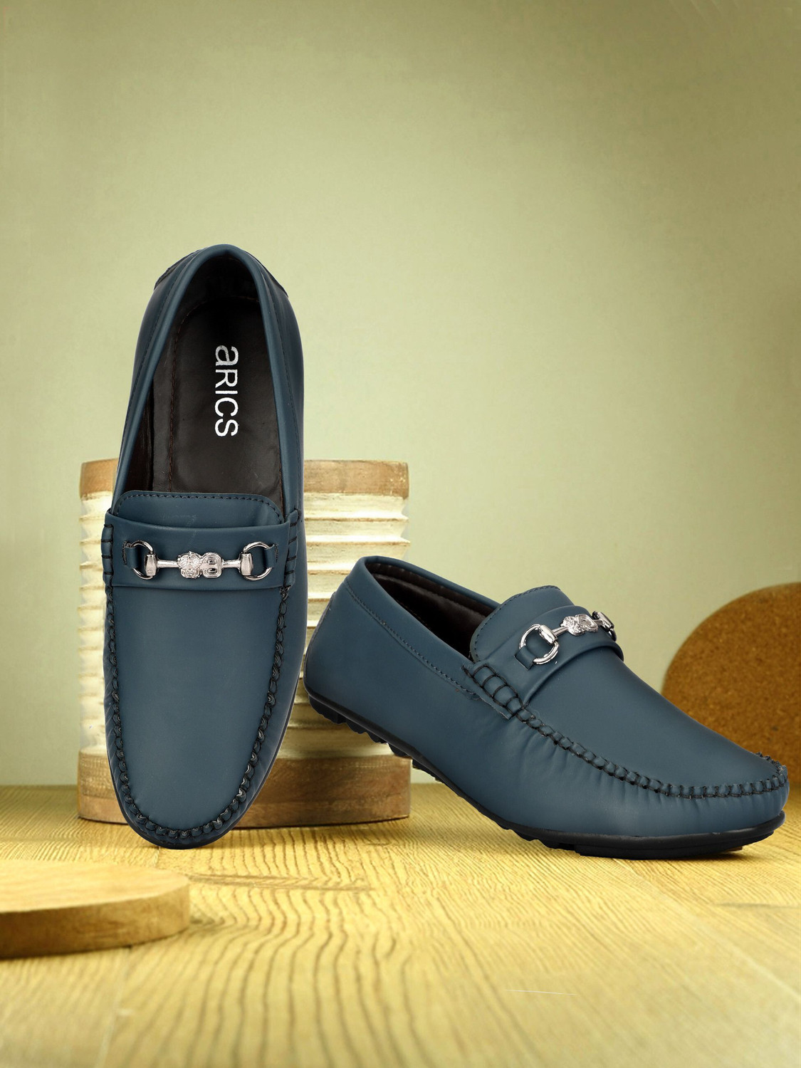 Image of aRICS ATTRACTIVE /STYLISH /FESTIVE /NAGRA SHOES Loafers For Men