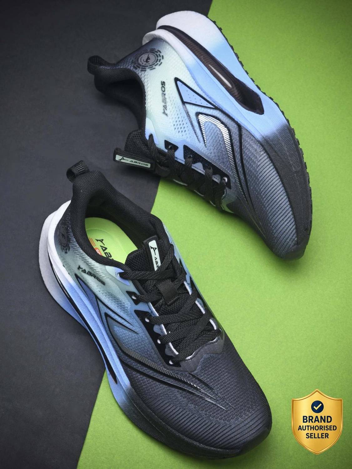 Abros GALLANT Men Black Running Shoes - Image 1