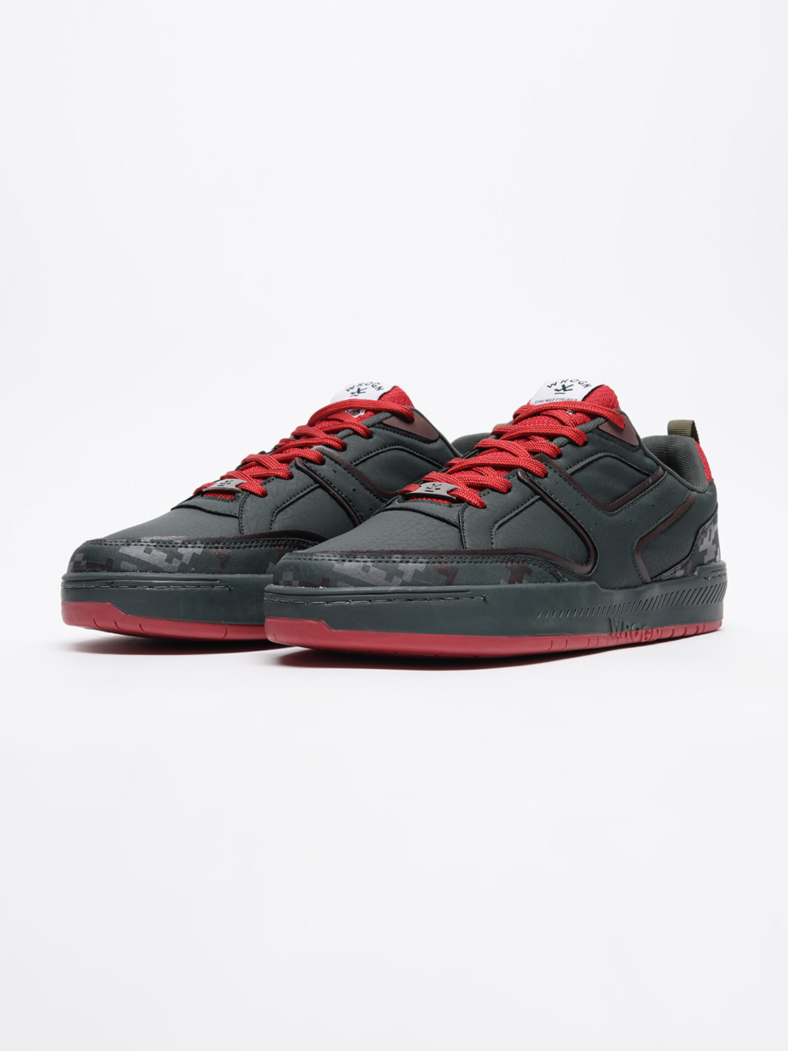 Image of WROGN Sneakers For Men (Olive, 8)