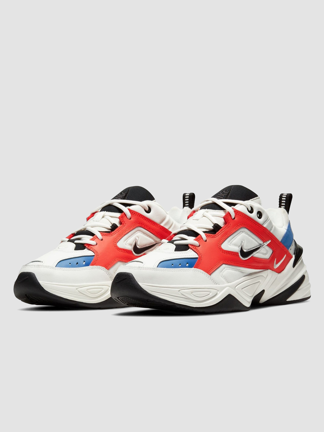 nike m2k tekno red white blue