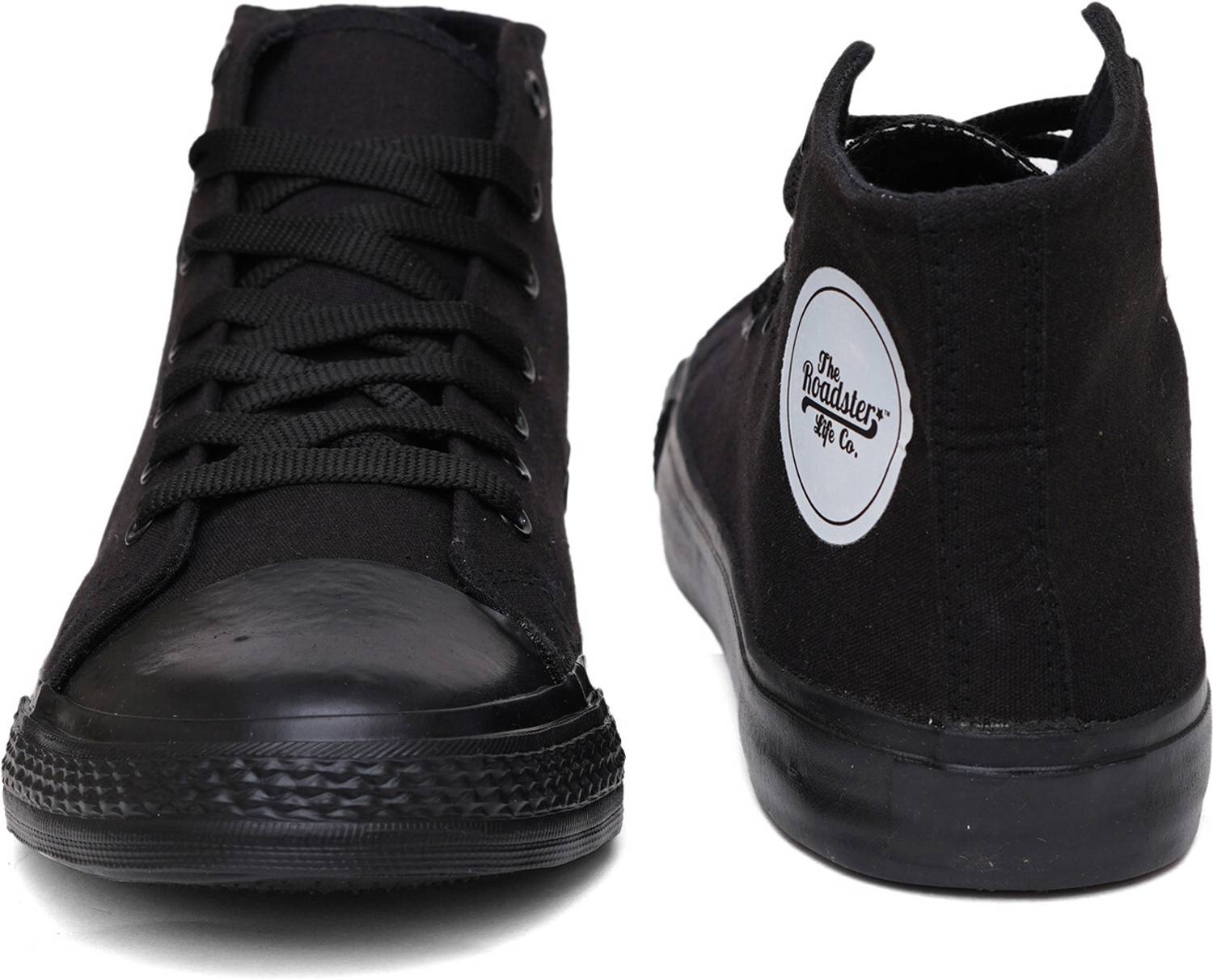 Roadster Canvas Shoes For Men Black - Image 4