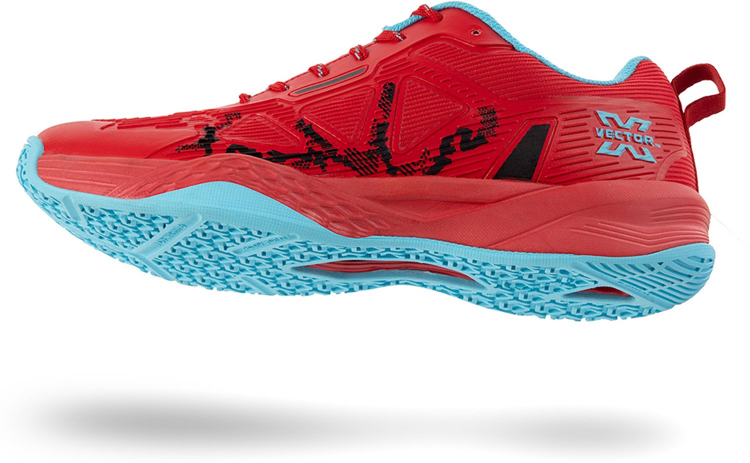 Image of VECTOR X MARVEL PRO Breathable Mesh & TPU Fusion Upper Badminton Shoes For Men