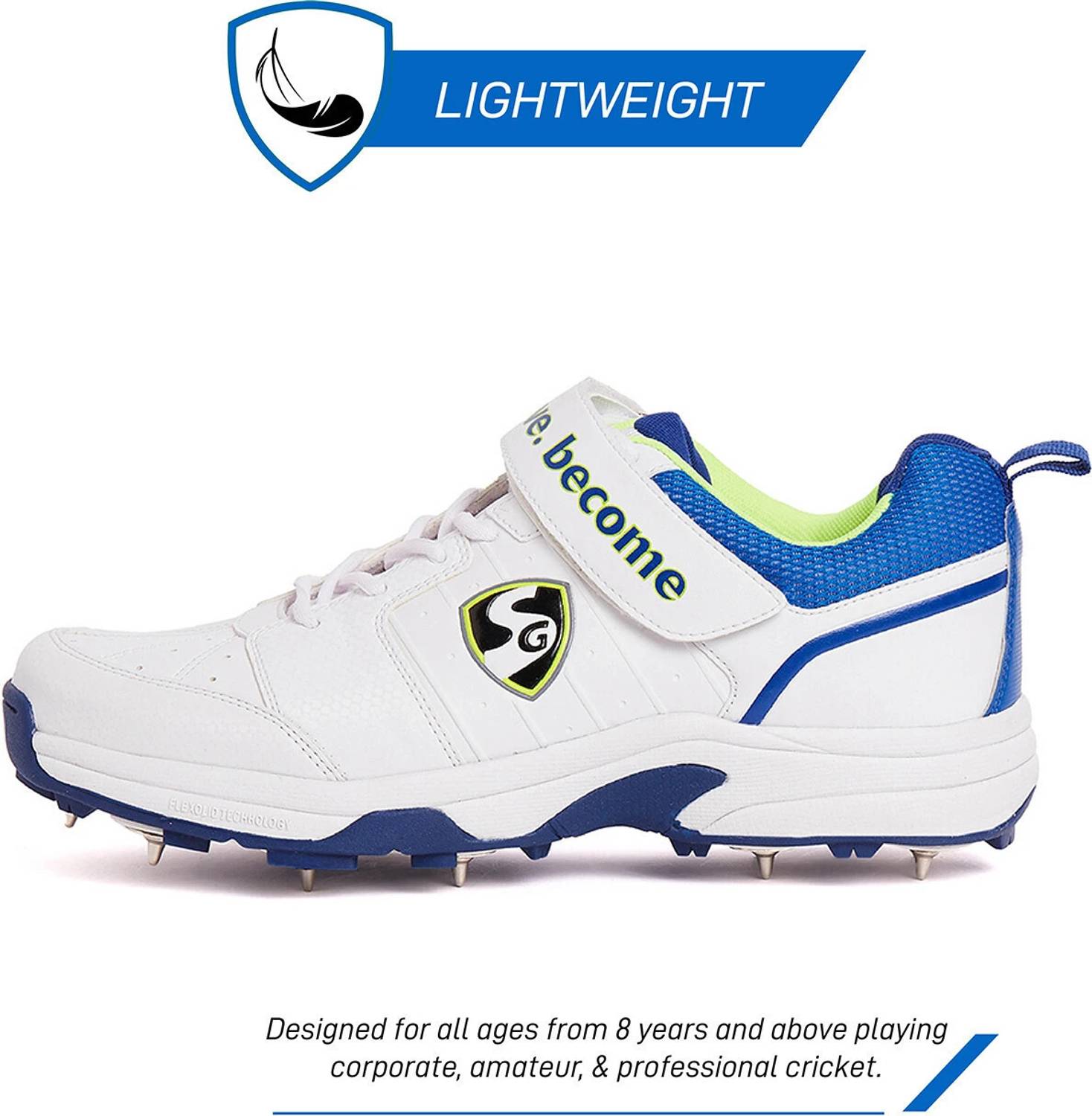 SG SIERRA 2 0 Cricket Shoes Men White No 11 - Image 2