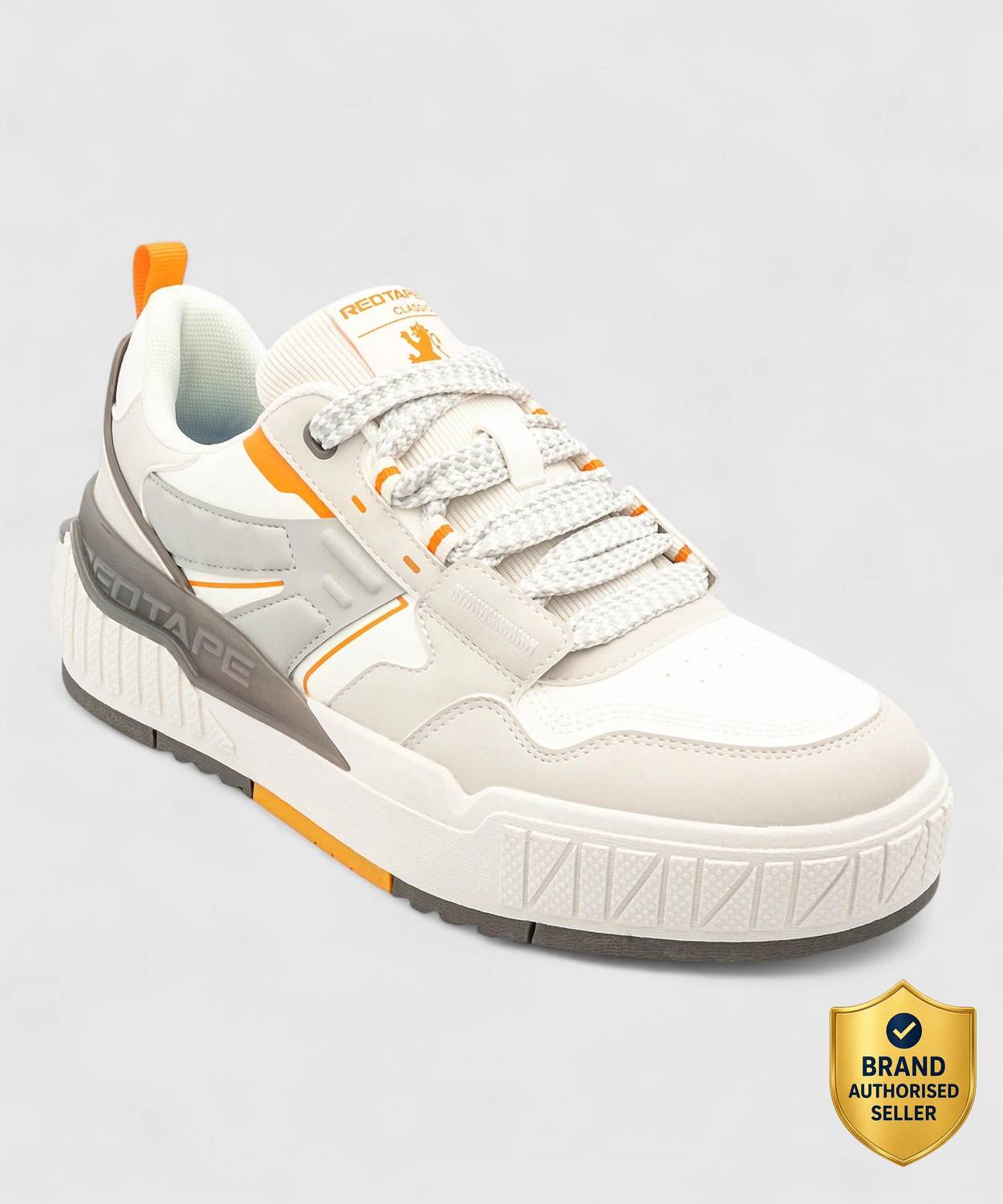 RED TAPE Men's Red Sneakers - Image 1