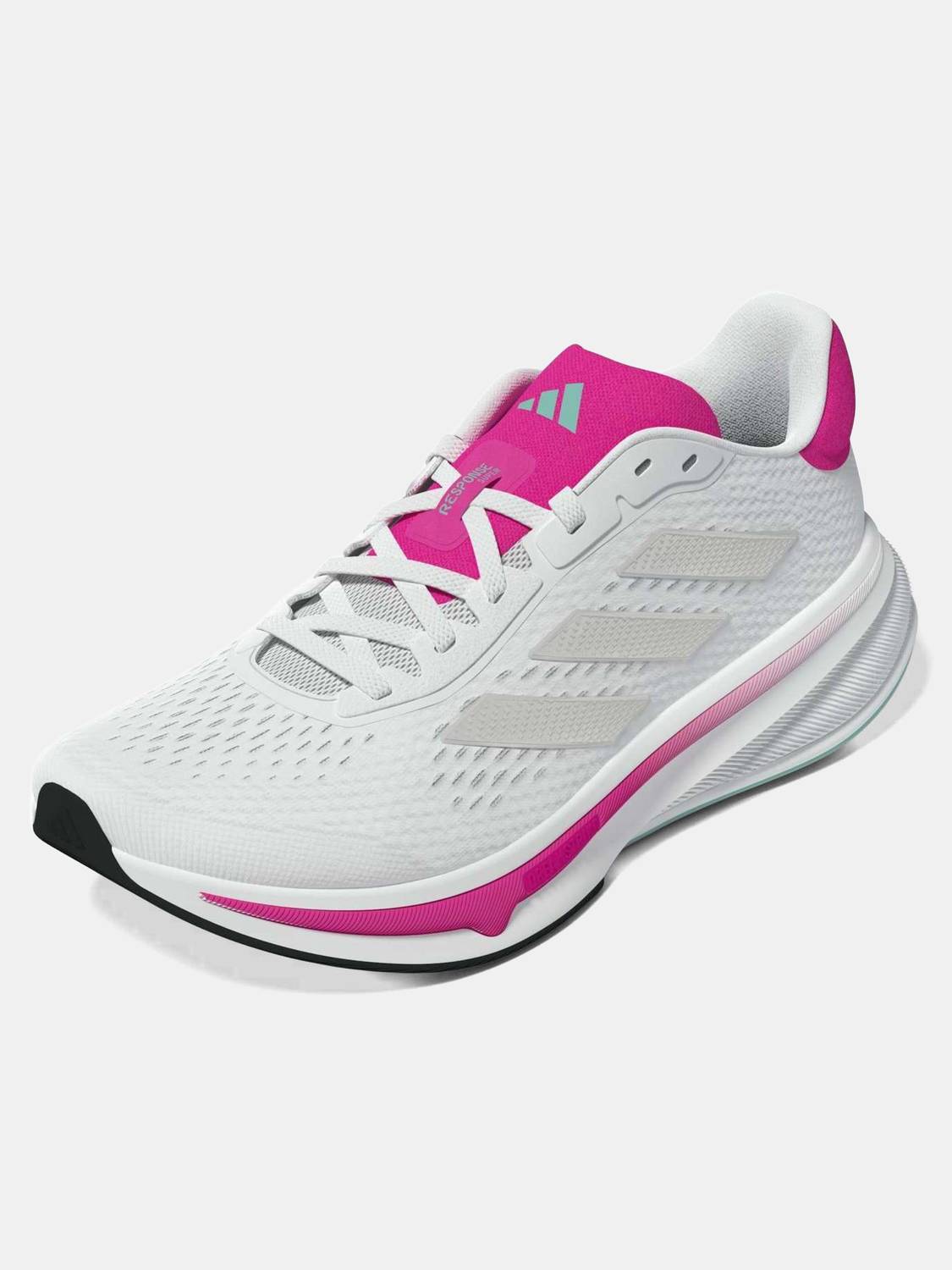 adidas RESPONSE SUPER W Running Shoes For Women (White , 8)