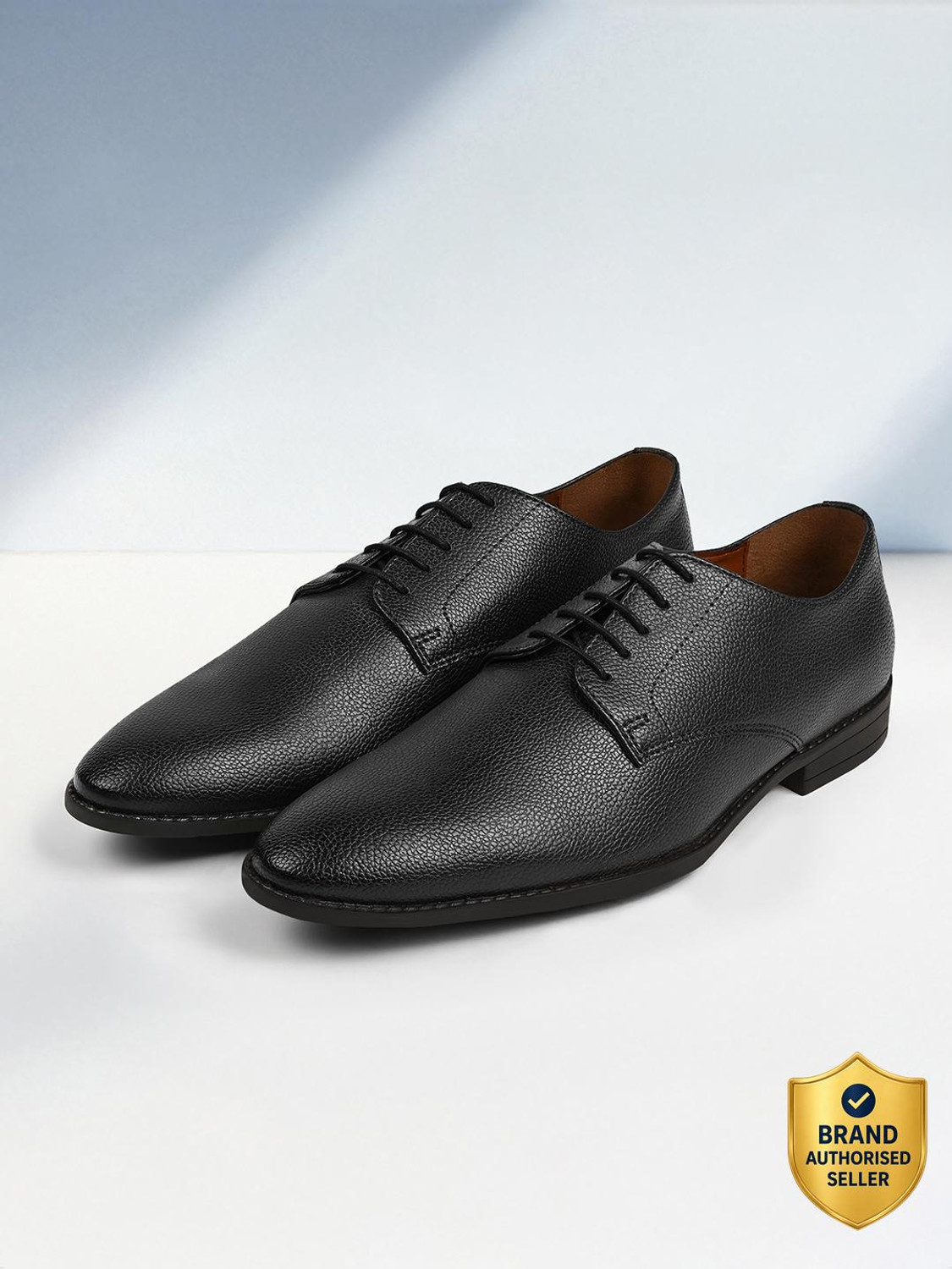 LOUIS STITCH Mens Derby Formal Lace Up Shoes, Black - RGPDPL - UK 7 Derby For Men