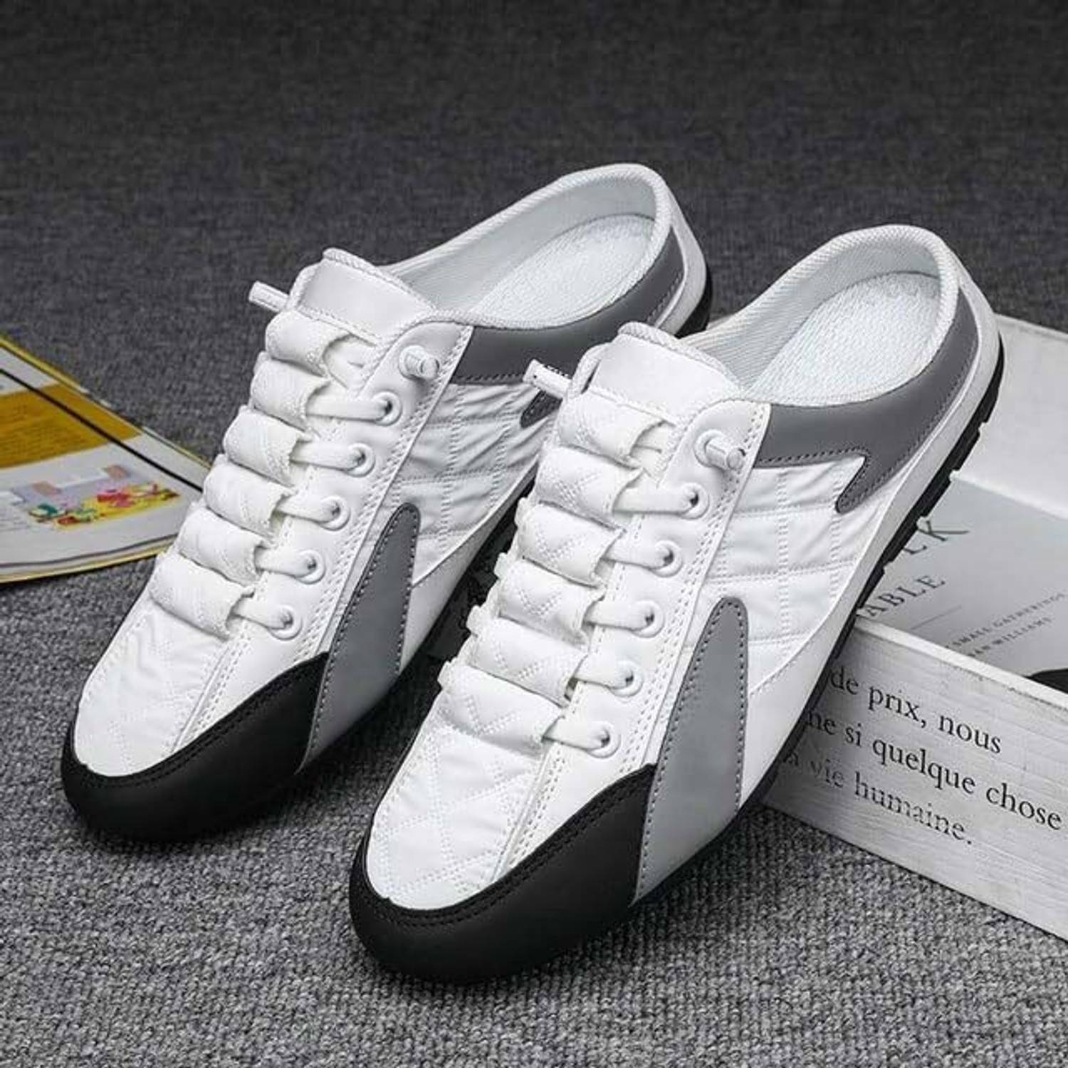 Flexfit Men's Half Back Open Backless Sneakers - Image 2