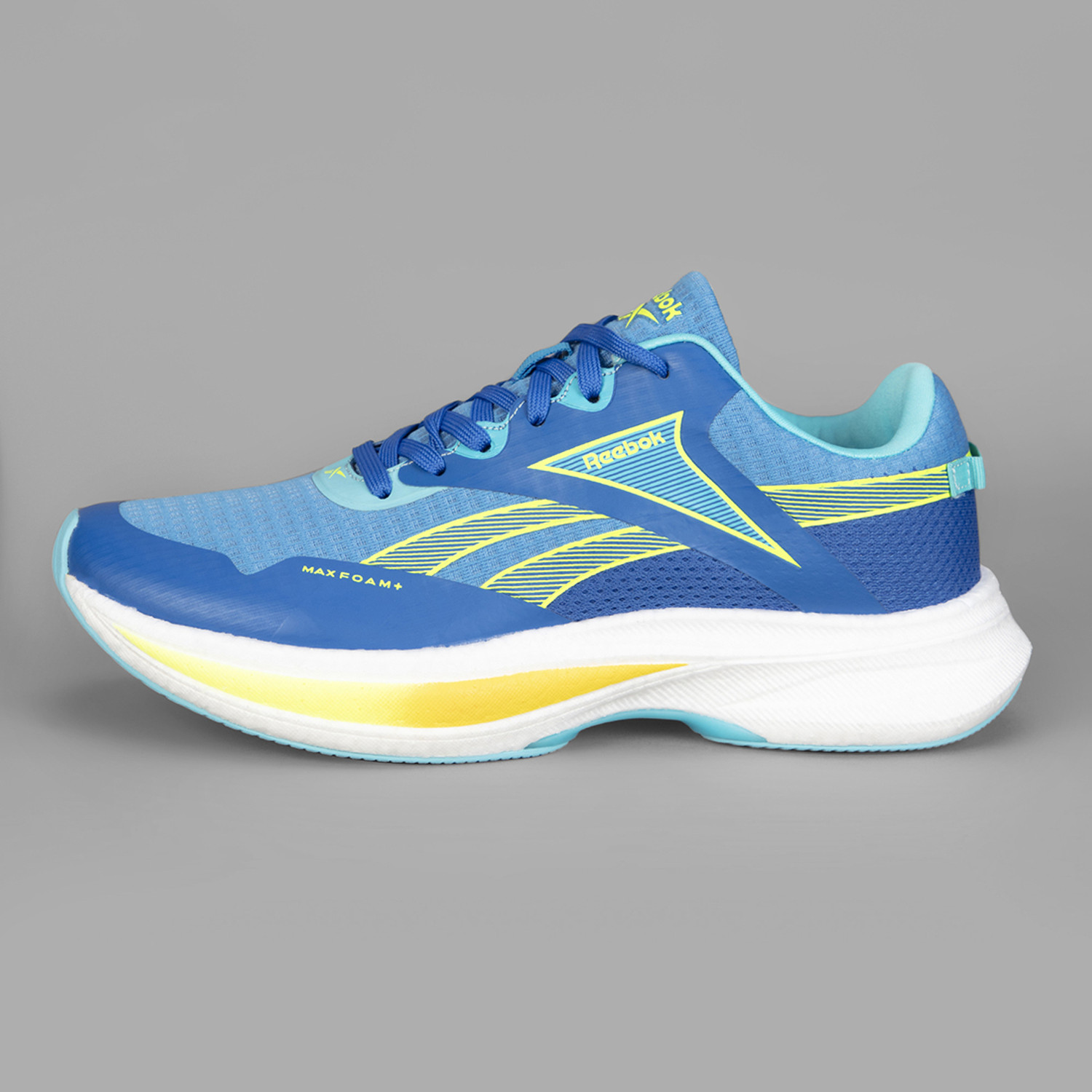 Image of REEBOK Men Black Lace Up Shoes Running Shoes For Men