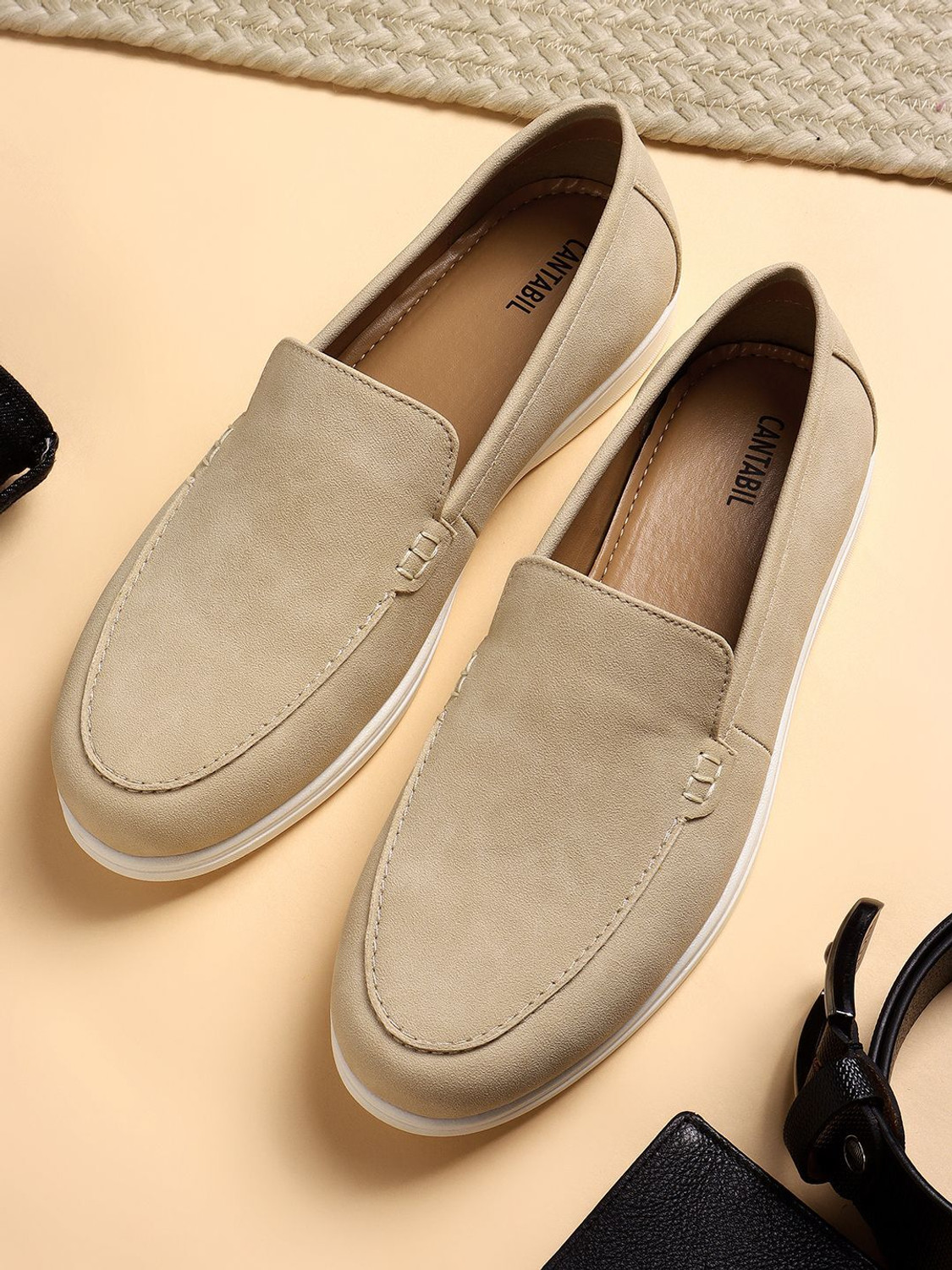 Image of CANTABIL Casual Loafers Shoes for Men l Lightweight & Comfortable with Cushioned Insole Loafers For Men