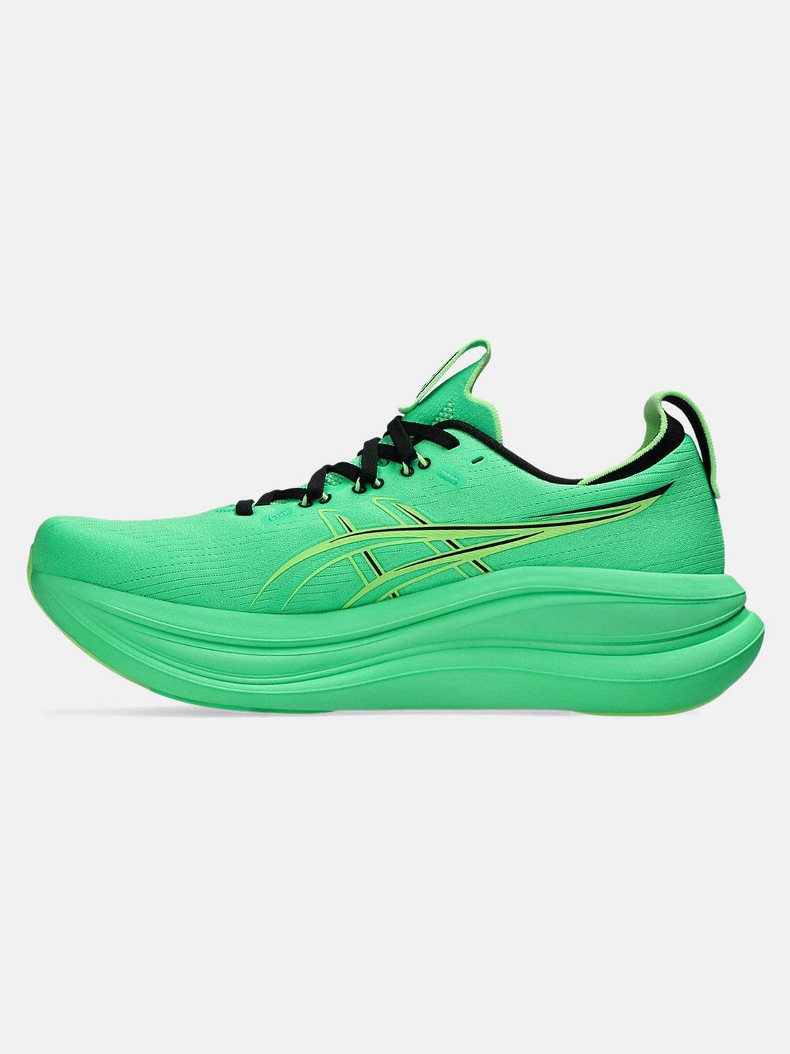 Asics GEL-NIMBUS 28 Men's Running Shoes Green - Image 2