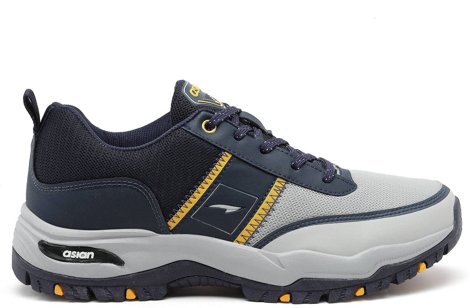Asian Everest-02 Navy Trekking Shoes for Men - Image 5