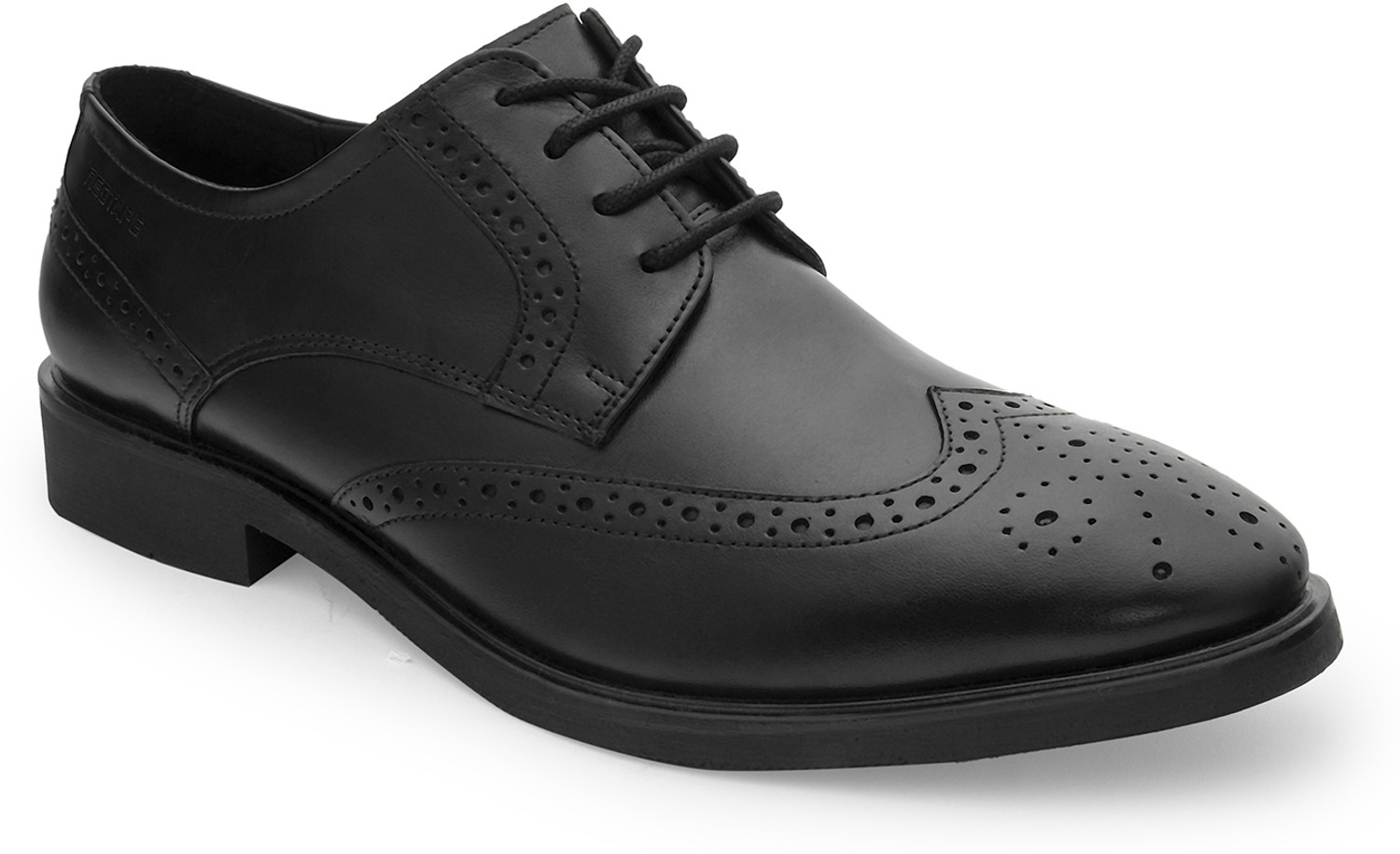Image of RED TAPE Men's Leather Brogue Derby Shoes for Refined Daily Formal Style Derby For Men