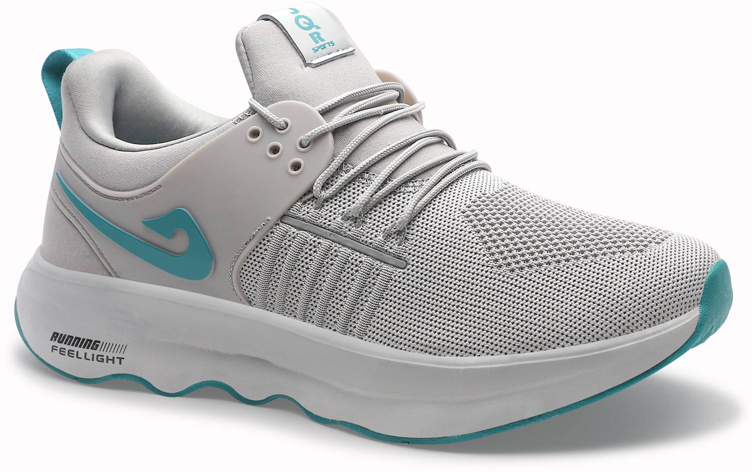 JQR AVIATORR Running Shoes for Men, Gray - Image 2