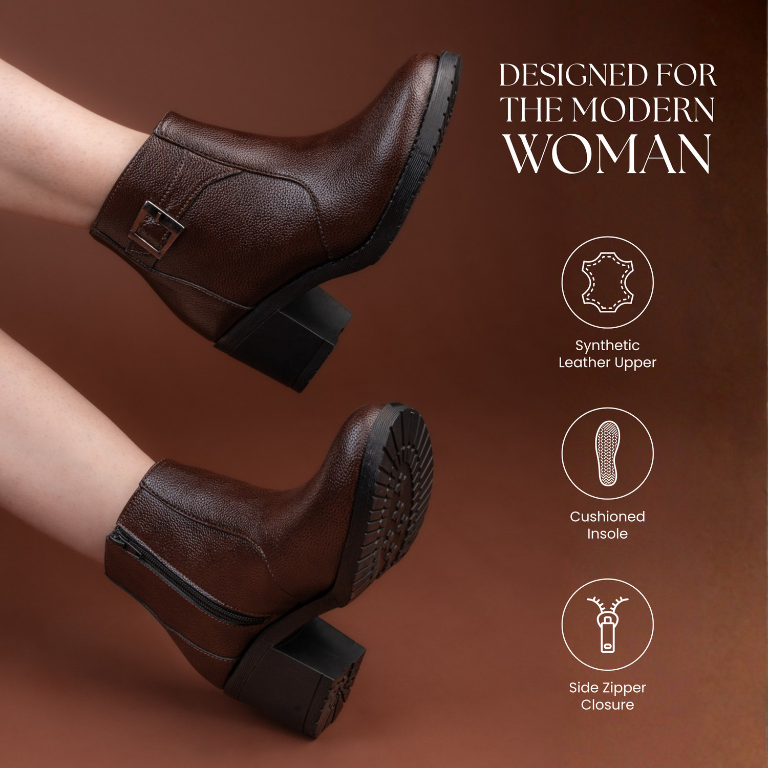 Image of VEEFOX Casual,Party Wear, Daily Wear, Trendy, Comfortable Stylish Boots For Women