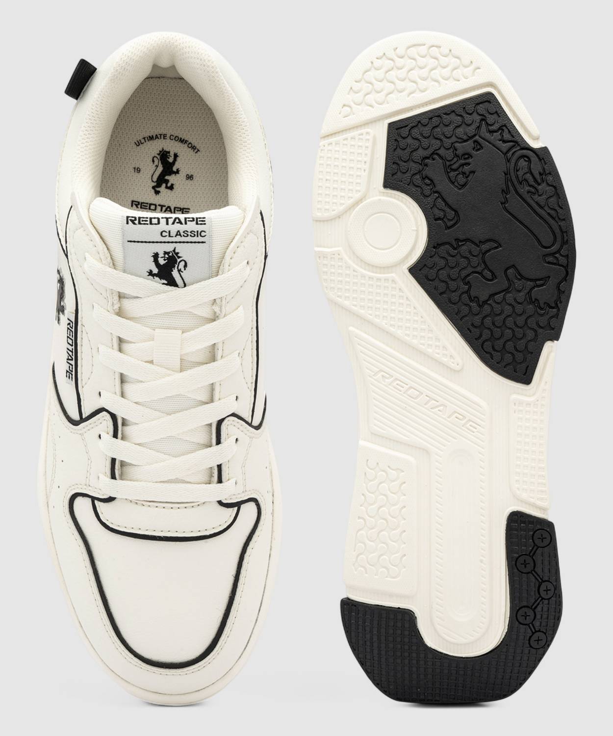 RED TAPE Men's Red Lifestyle Sneakers - Image 5