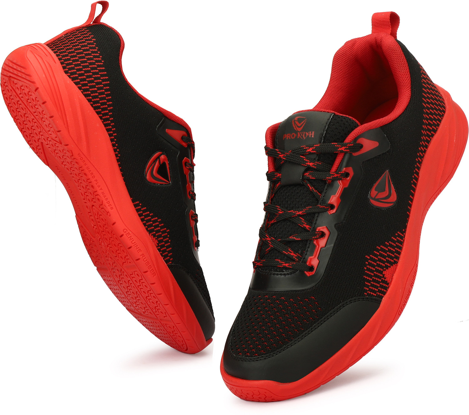 Image of PRO KVH Court Flyer 2.0 Non-Marking Indoor Court Breathable, Cushioned, Durable Badminton Shoes For Men
