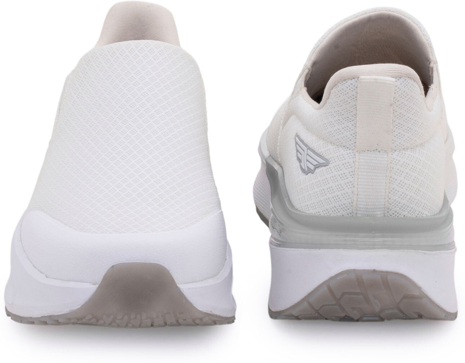 Image of RED TAPE Walking Slip-On Shoes for Men in White Walking Shoes For Men