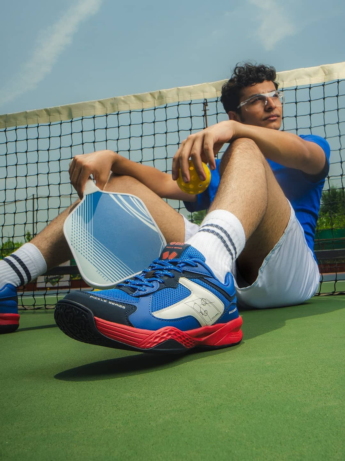 Image of bacca bucci Pickle Series Court Sneakers with OrthoLite Eco Insoles Sneakers For Men