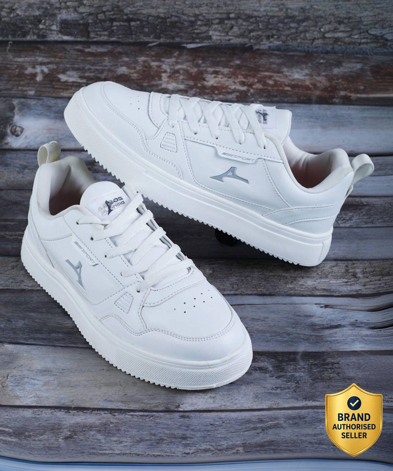 Abros BOSTON-1 White Sneakers for Men