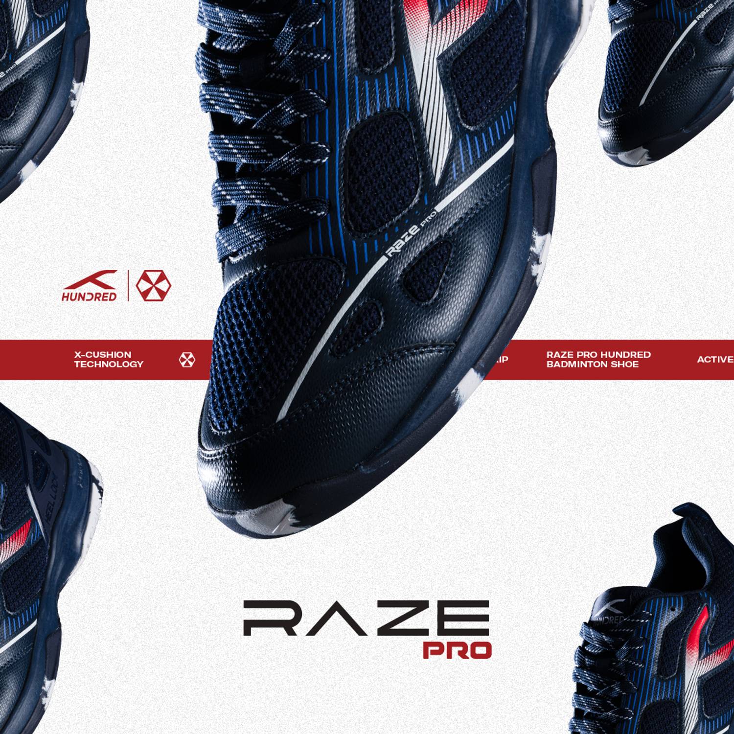 Hundred Raze Pro Badminton Shoes For Unisex - Buy Hundred Raze Pro