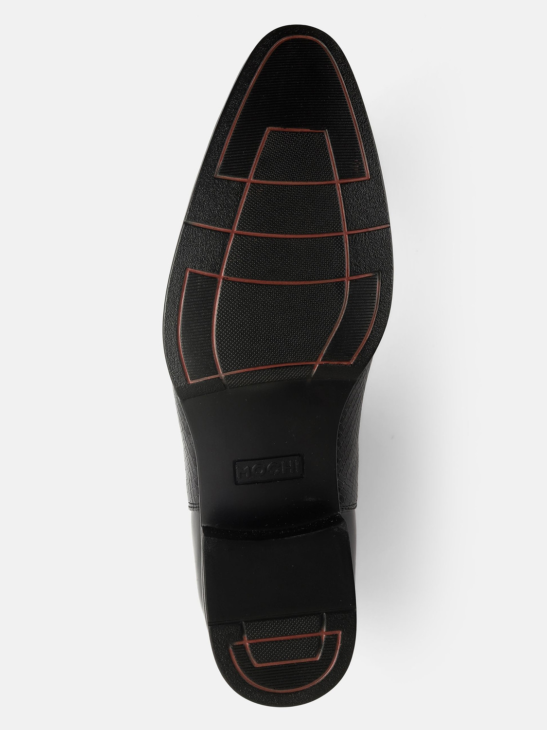 Image of MOCHI Men's Black Slip On closure Boots with Flat sole Casuals For Men