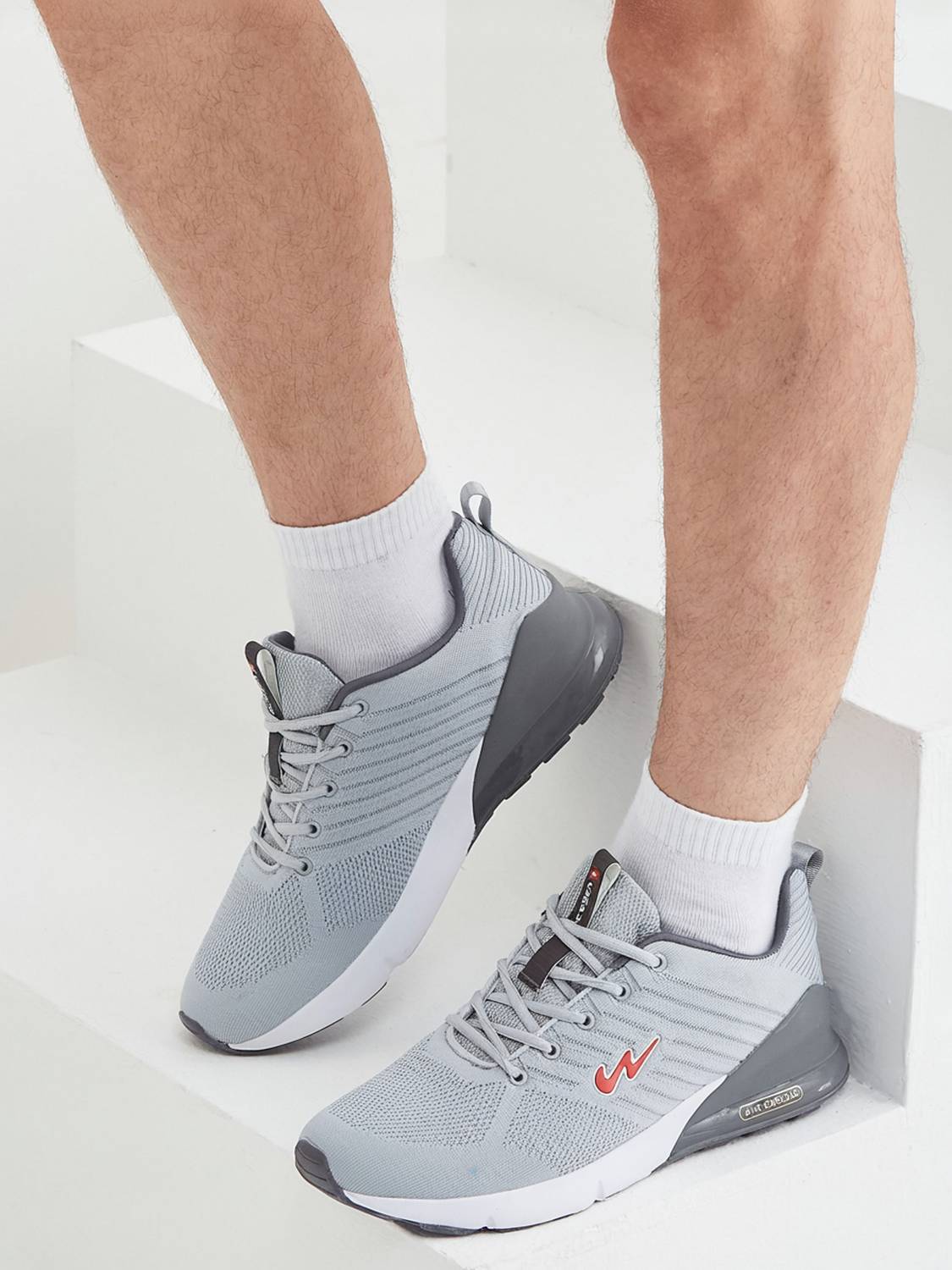 CAMPUS MIKE (N) Men's Gray Running Shoes - Image 3