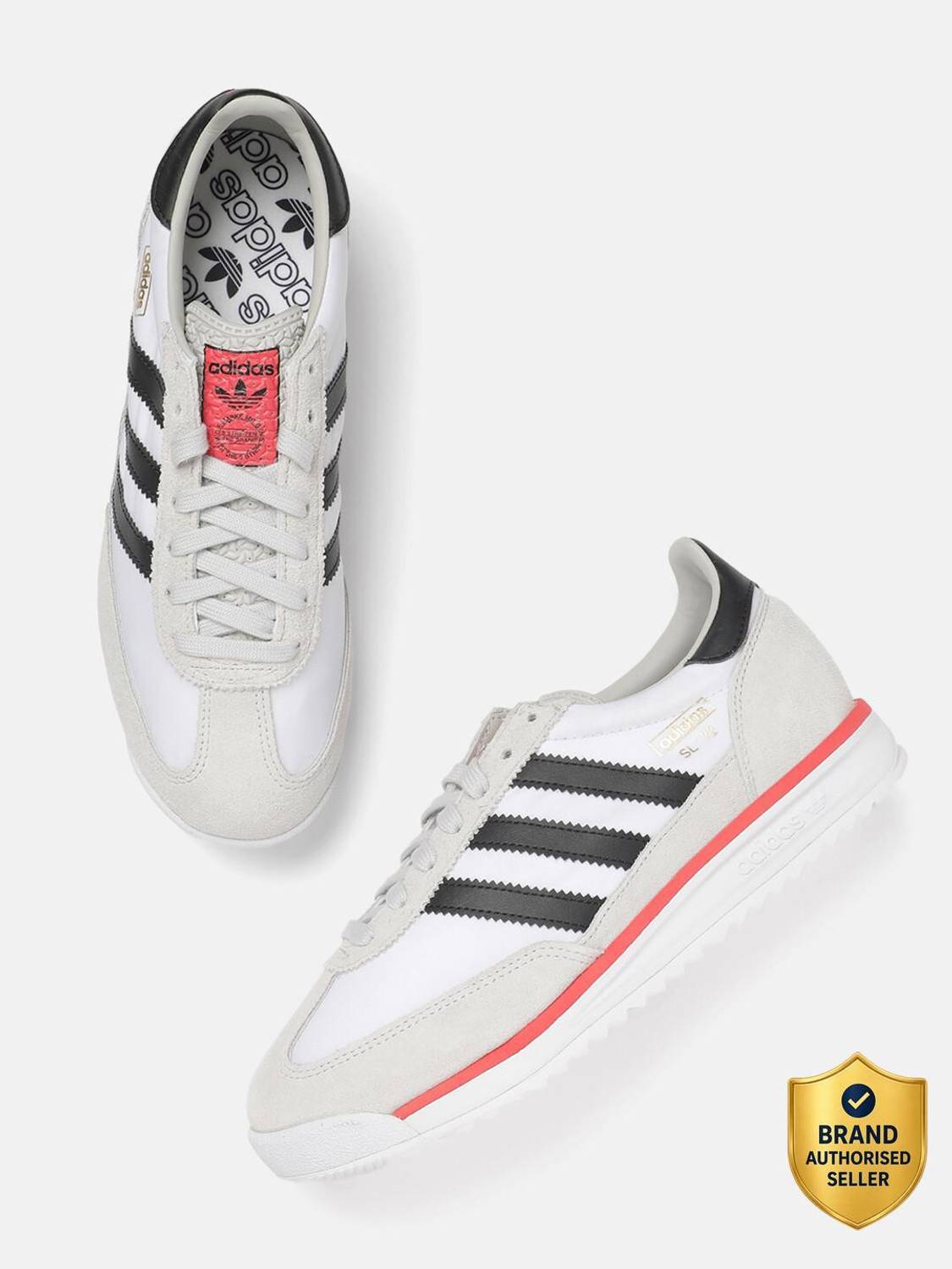 ADIDAS ORIGINALS SL 72 RS White Sneakers for Men