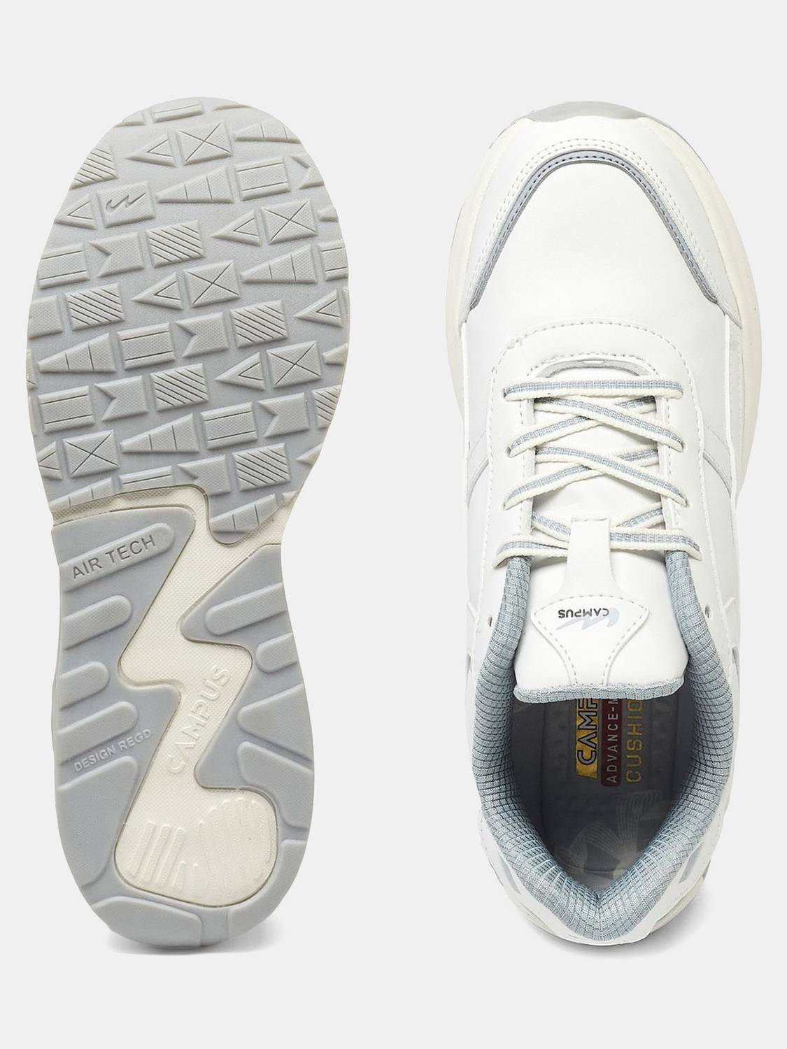 CAMPUS BYTE Women White Sneakers - Image 4