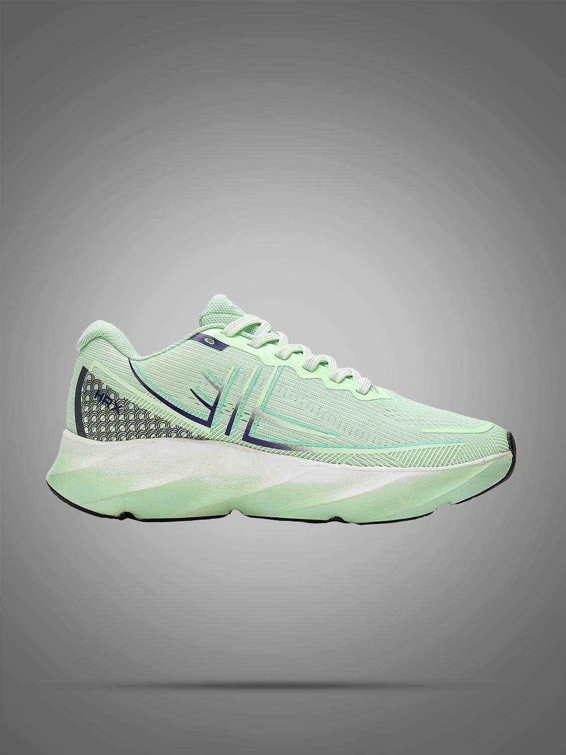 HRX by Hrithik Roshan Men's Green Sneakers - Image 4