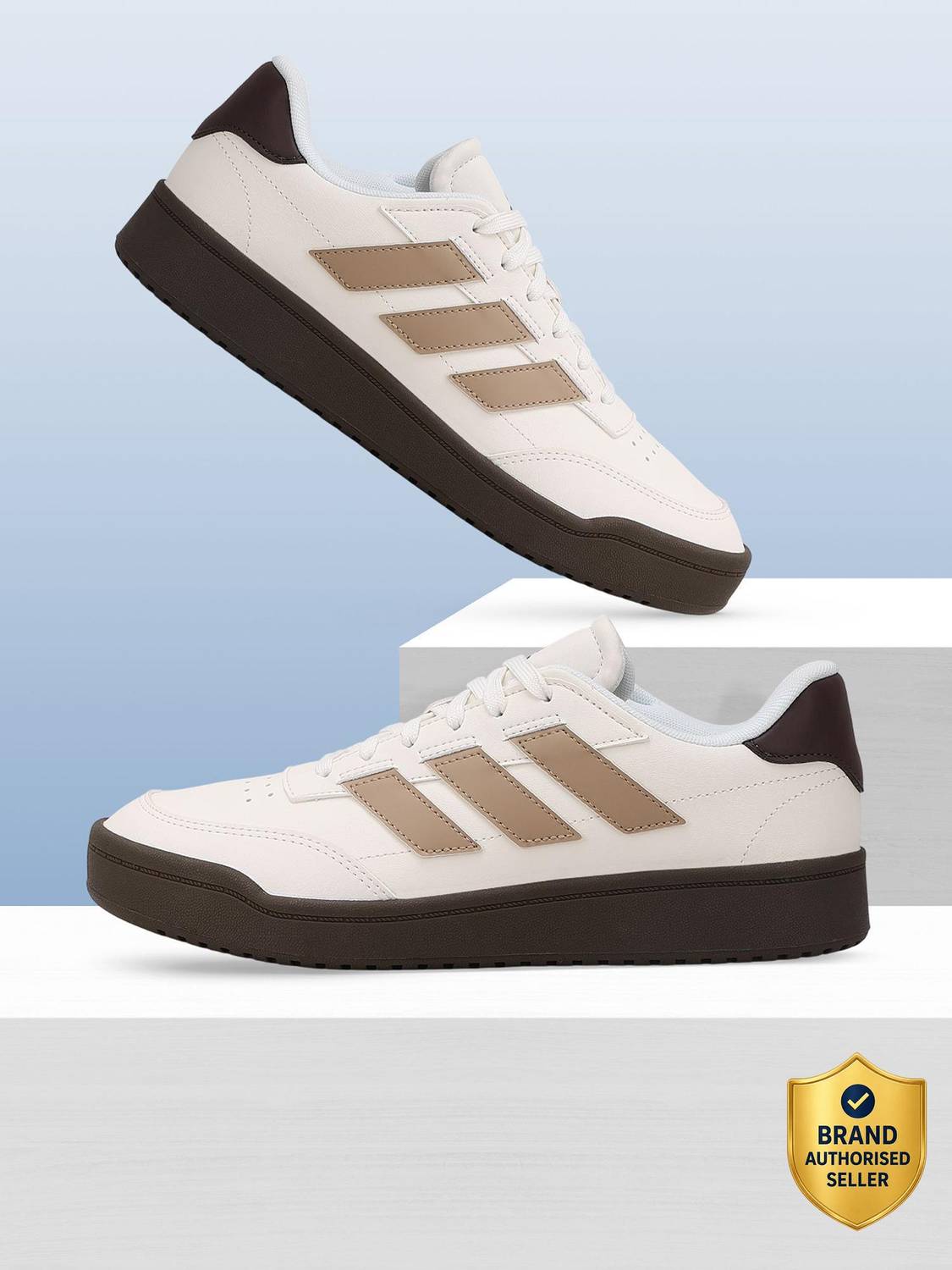 Adidas Courtblock IKD White Men's Sneakers - Image 1