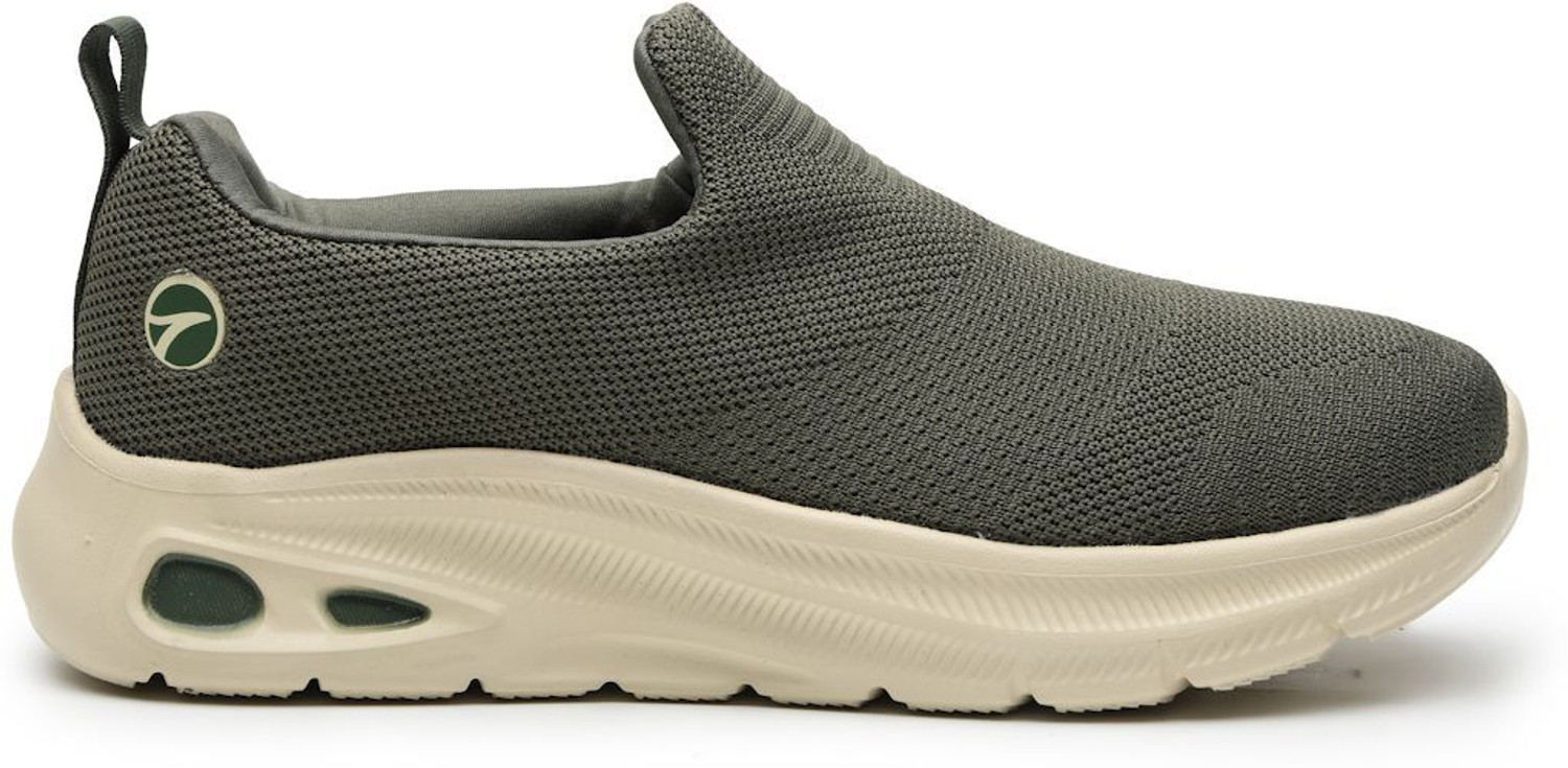 Image of action Athleo WALKER-157 Lightweight Breathable Comfortable Sports Slip-On Running Shoes For Men