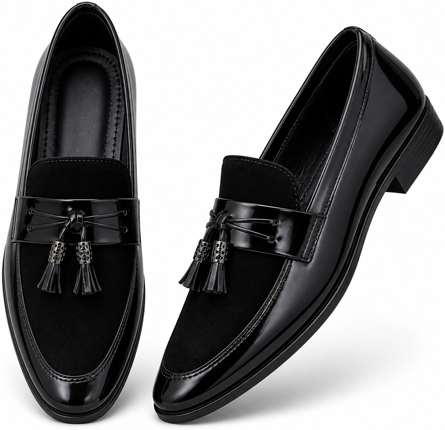 Image of house of common Loafers For Men (Black, 10)
