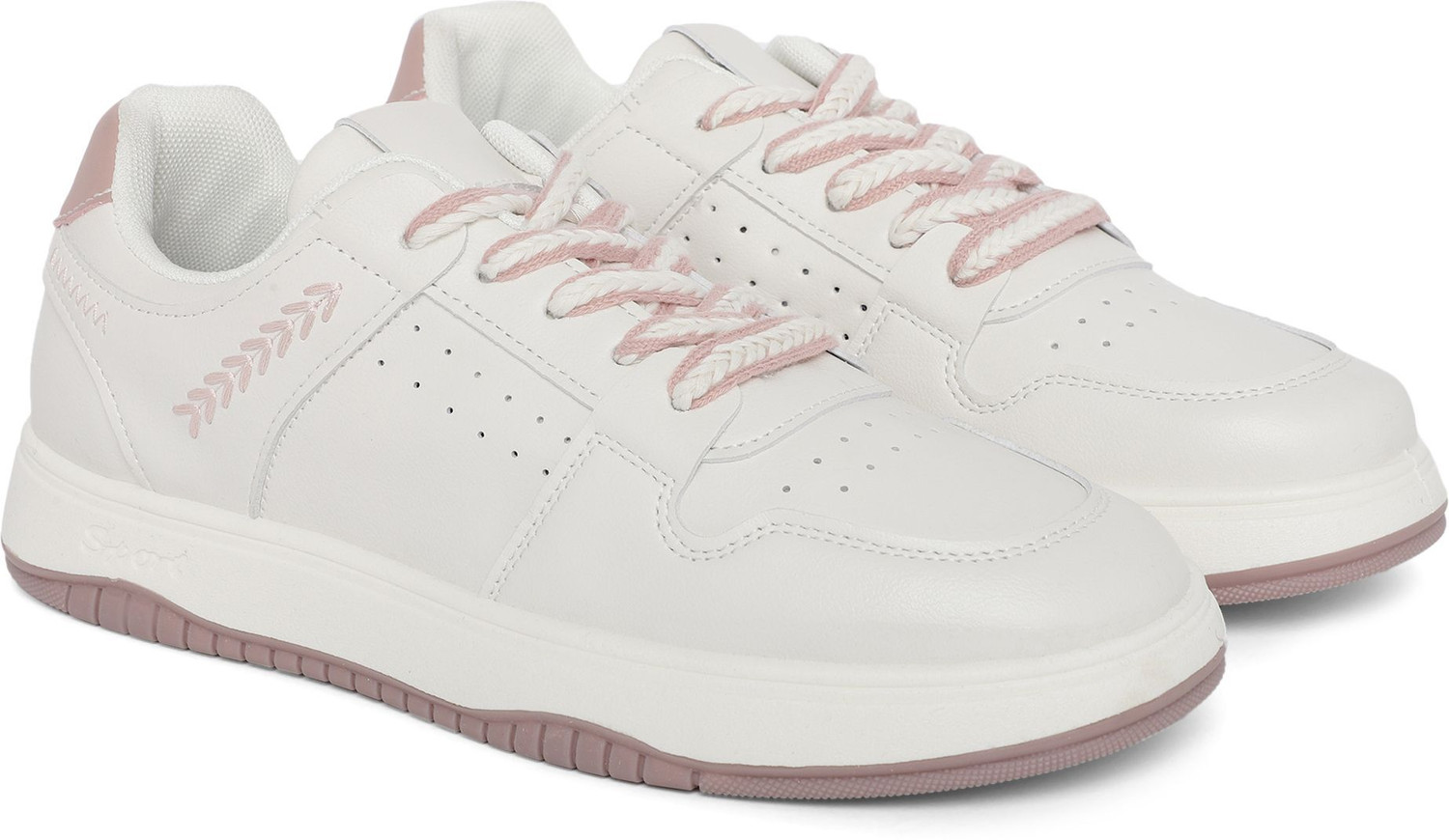 Image of OZZOH Casual Sneaker Shoes|Stylish And Comfortable Lace-Up Style Soft Cushioned Insole Sneakers For Women
